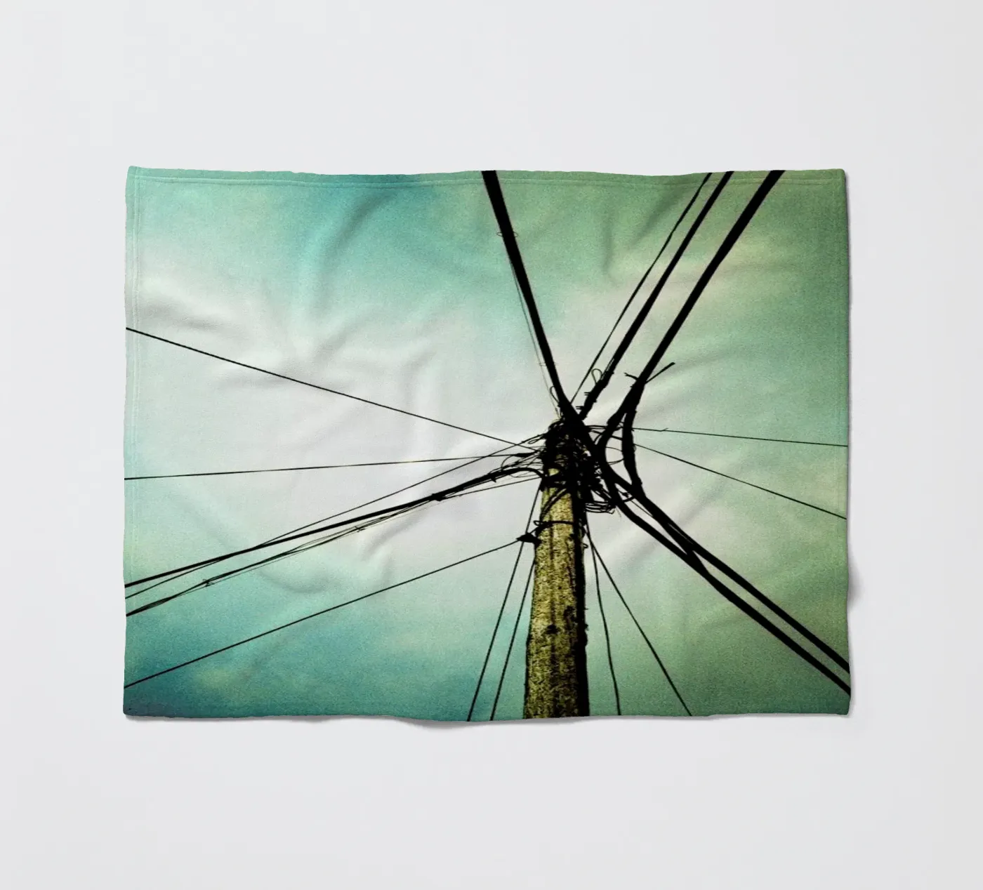 Tangle plaid polaire de BLAEK Design Studio