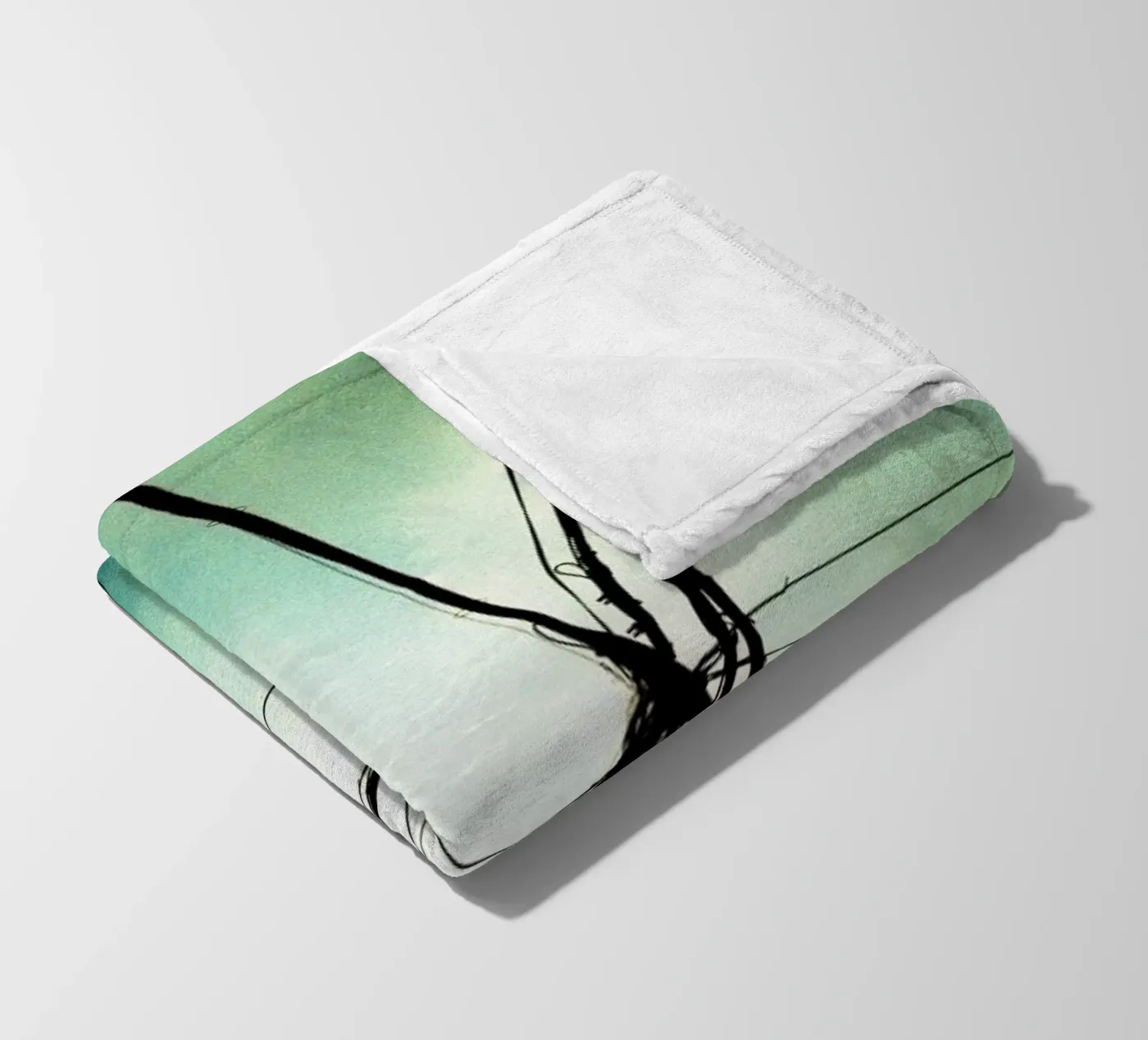 Tangle plaid polaire de BLAEK Design Studio