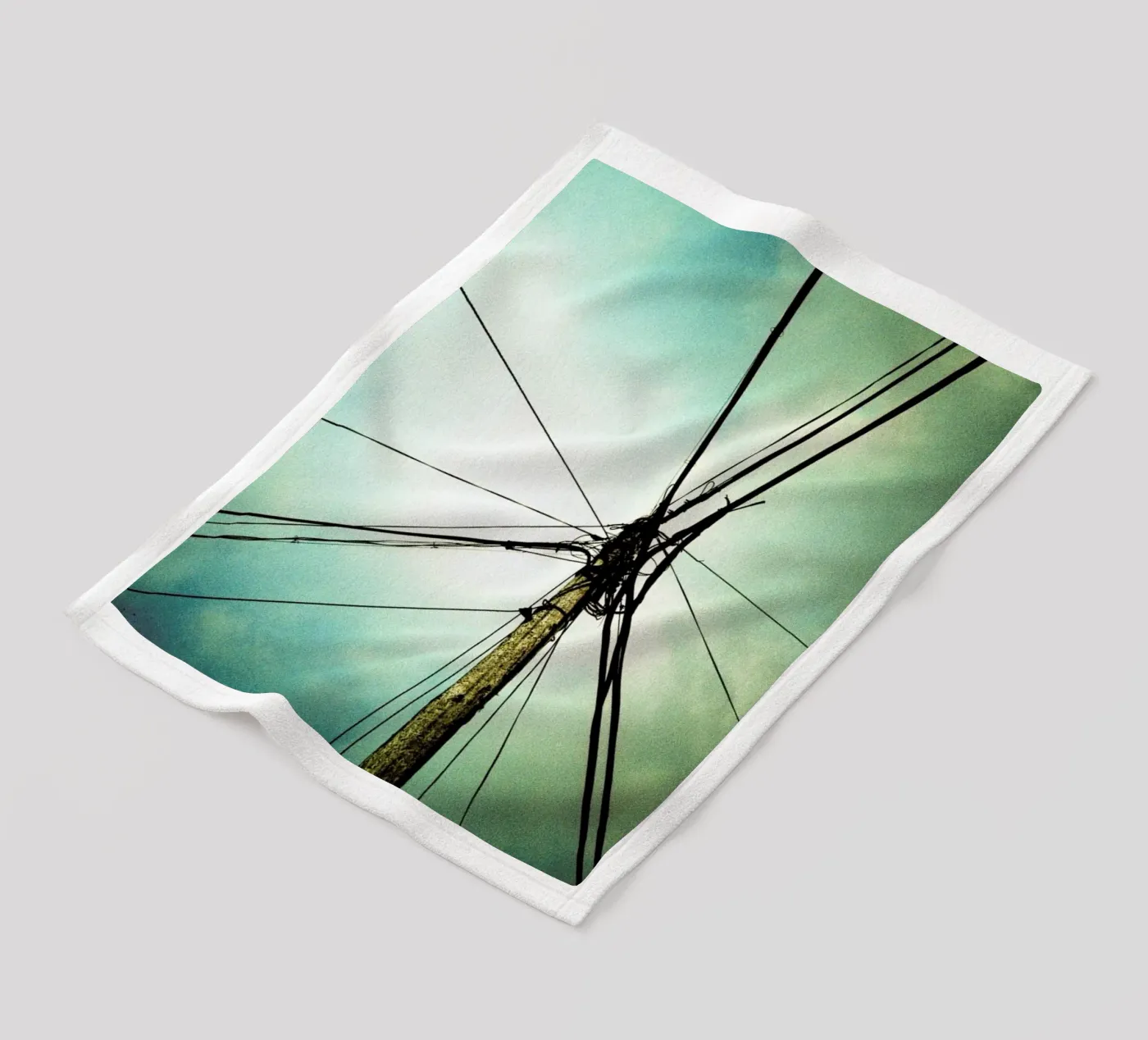 Tangle plaid polaire de BLAEK Design Studio