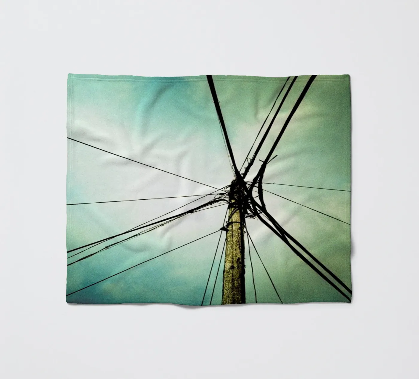 Tangle plaid polaire de BLAEK Design Studio