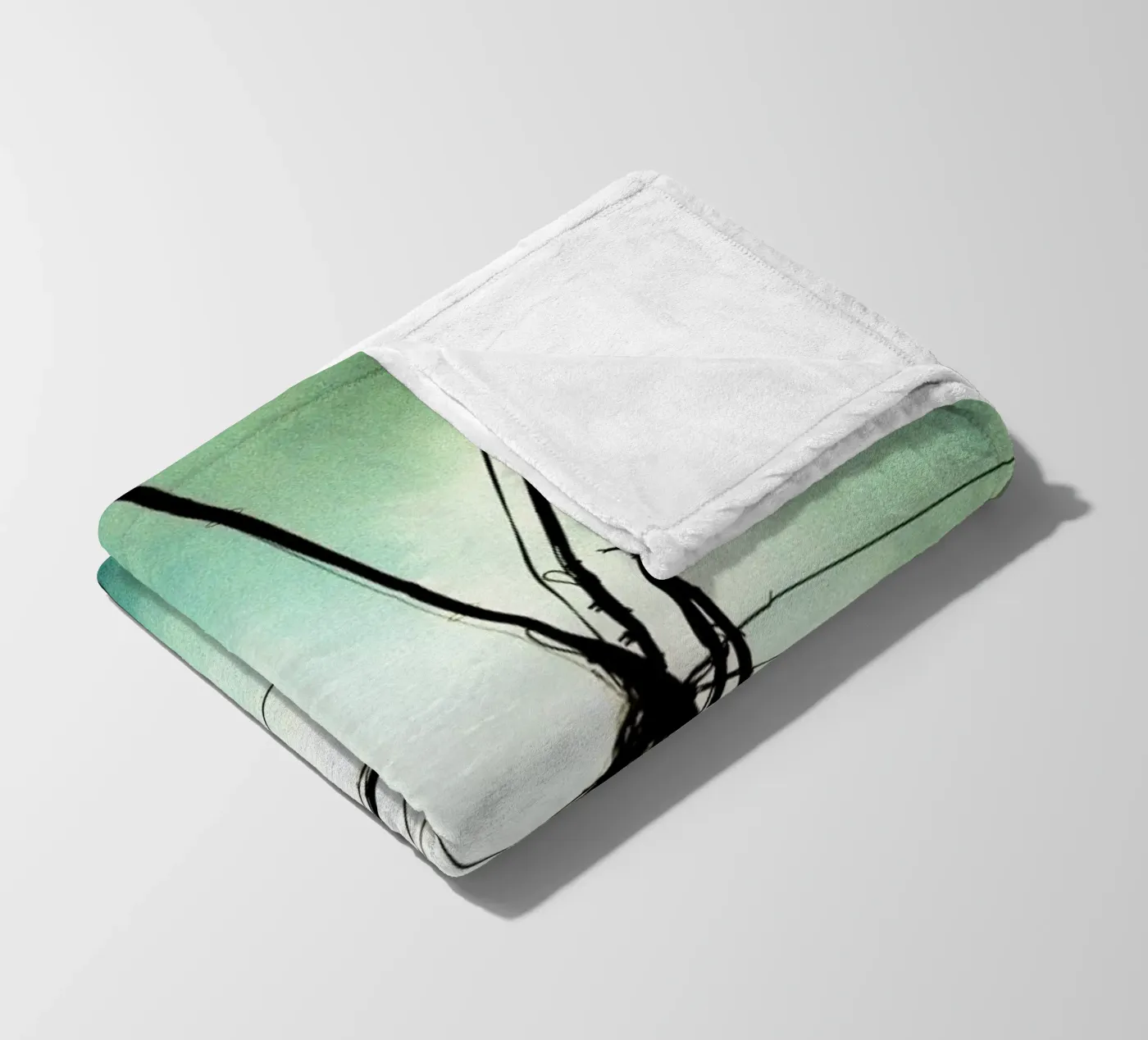 Tangle plaid polaire de BLAEK Design Studio