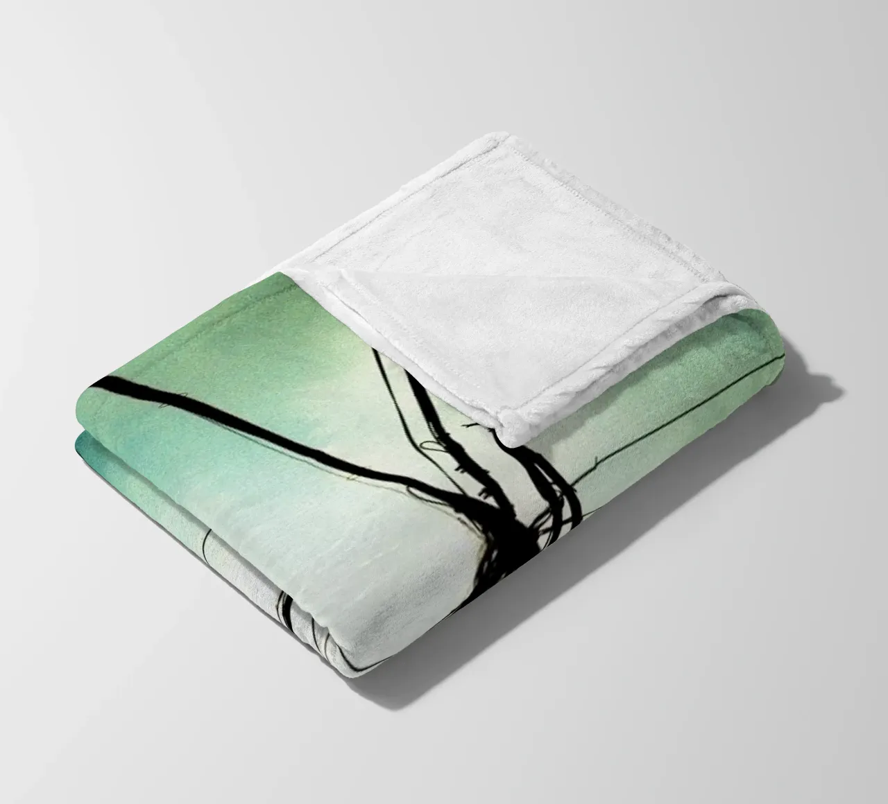 Tangle Fleecedecke von BLAEK Design Studio