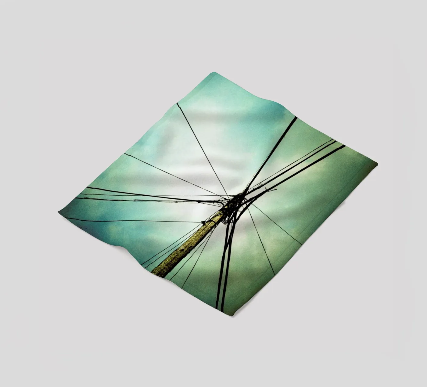 Tangle plaid polaire de BLAEK Design Studio