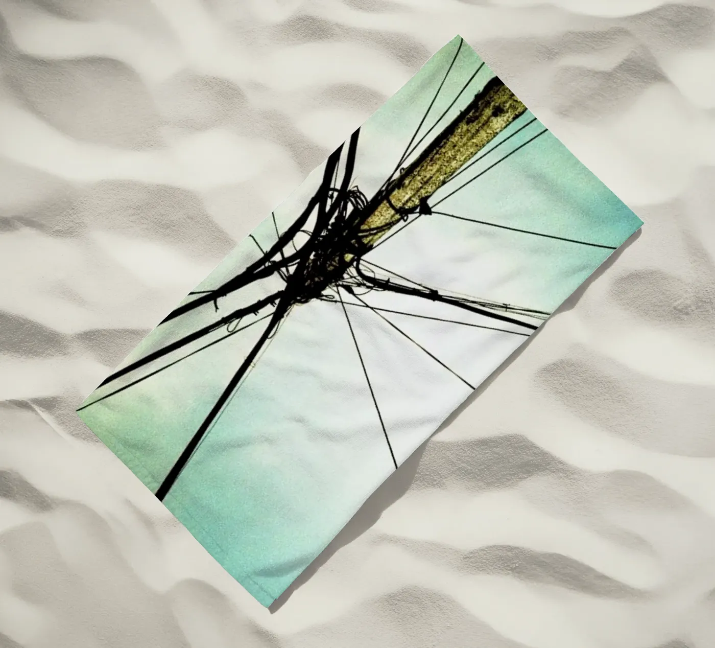 Tangle strandhanddoek van BLAEK Design Studio
