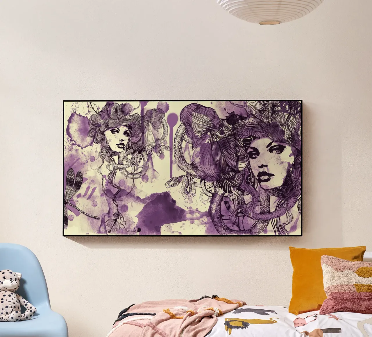 viola kid acrylic glass by Giulio Iurissevich