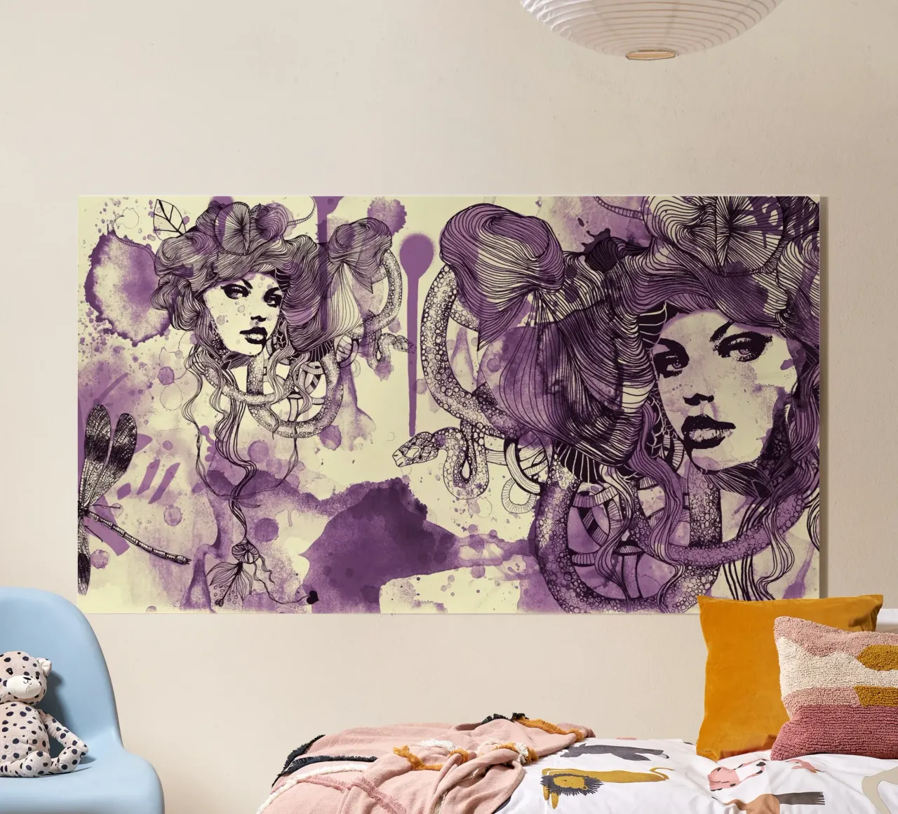 viola kid acrylic glass by Giulio Iurissevich