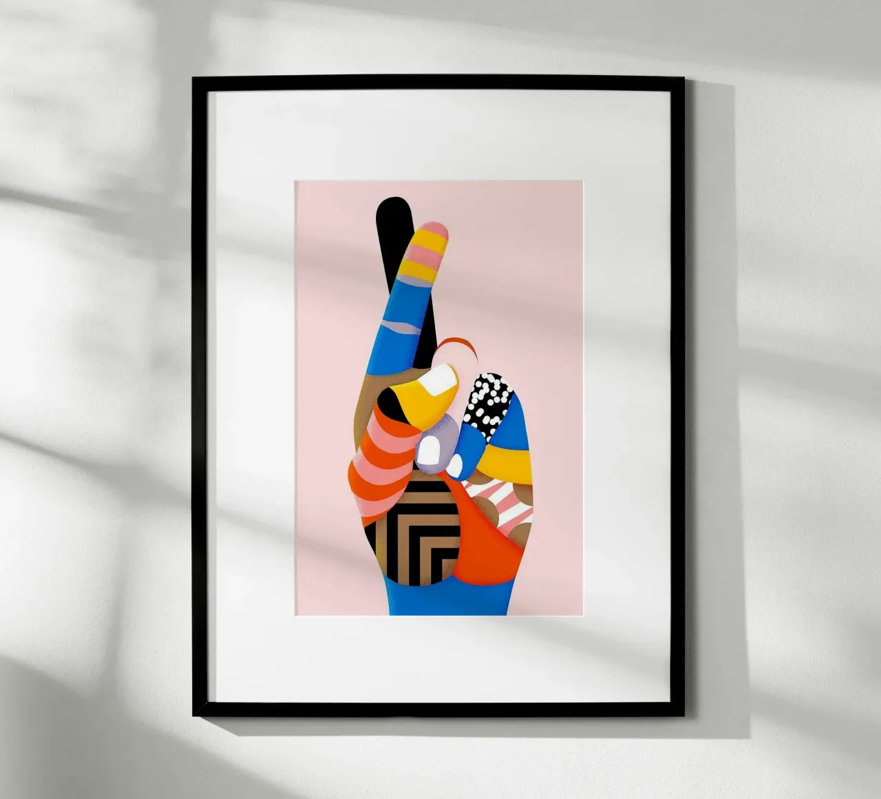 colorful fingers poster da ramian