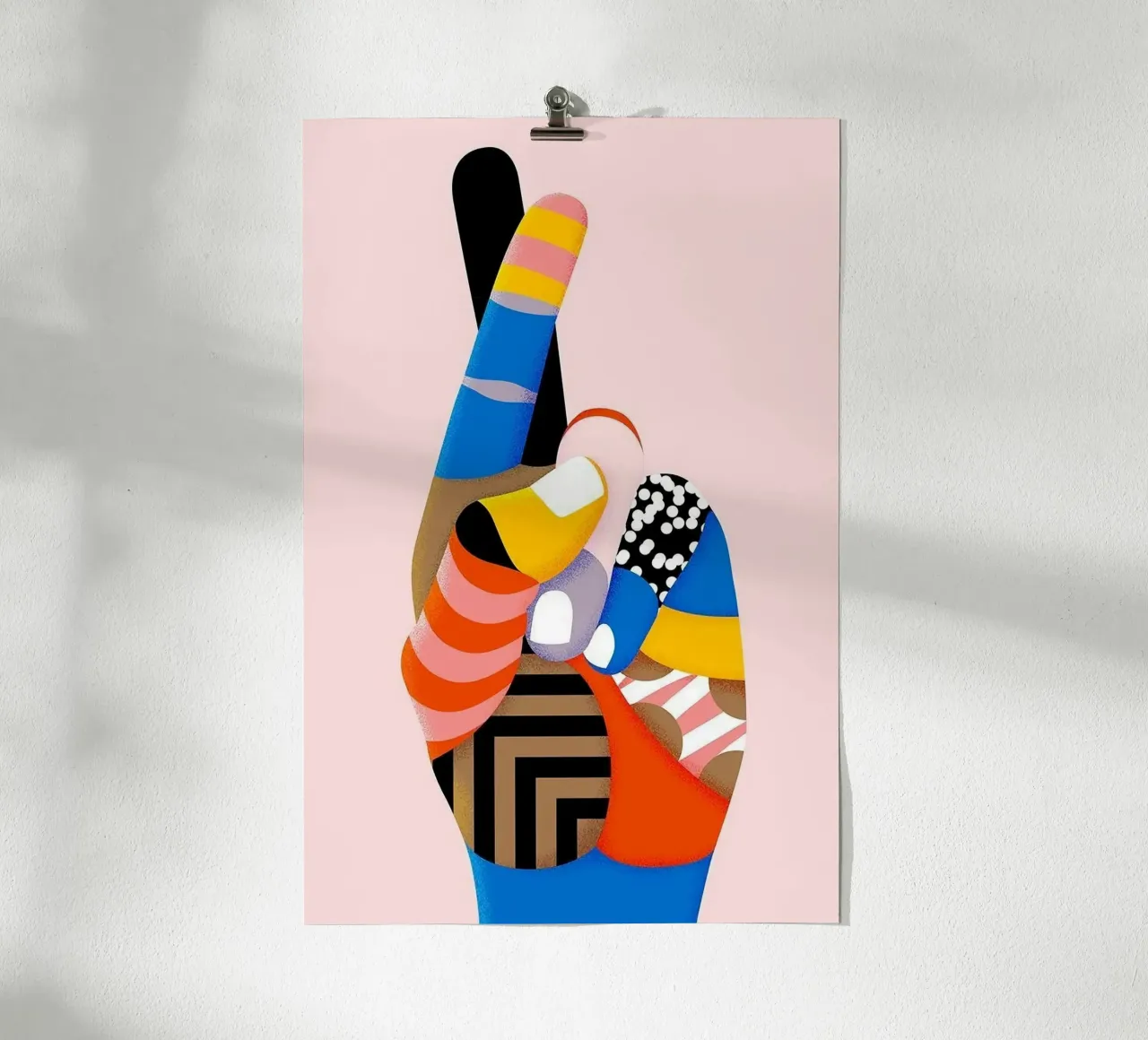 colorful fingers poster da ramian