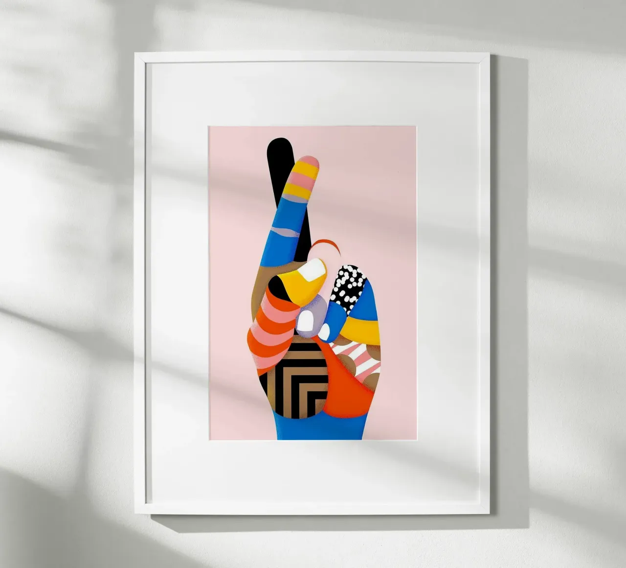 colorful fingers poster da ramian