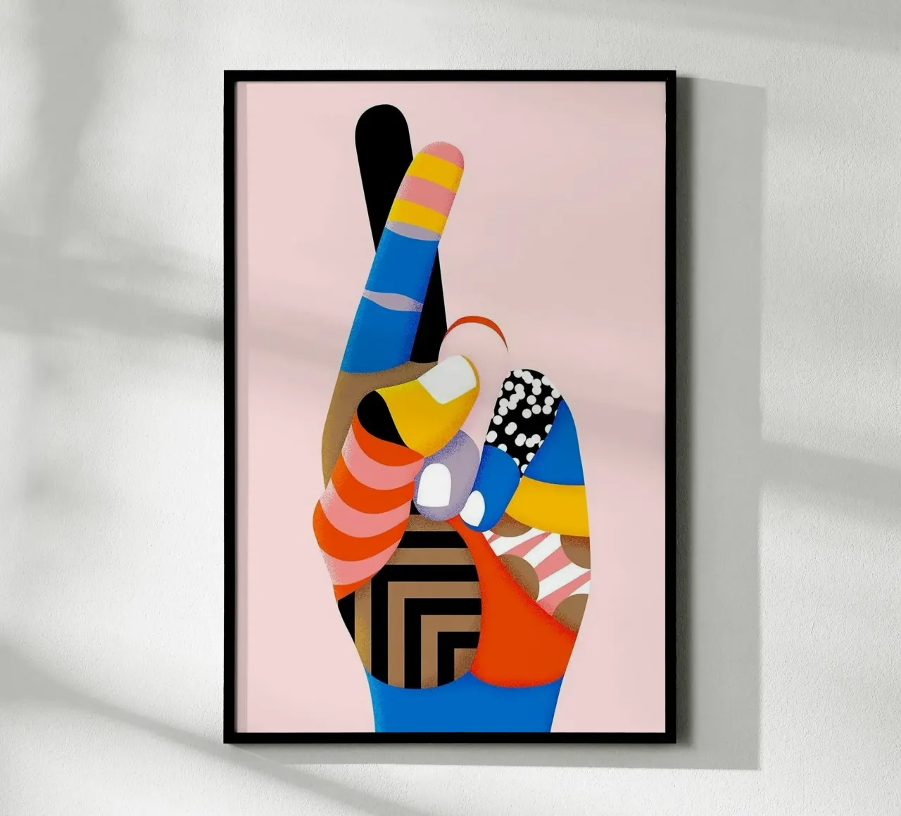 colorful fingers poster da ramian