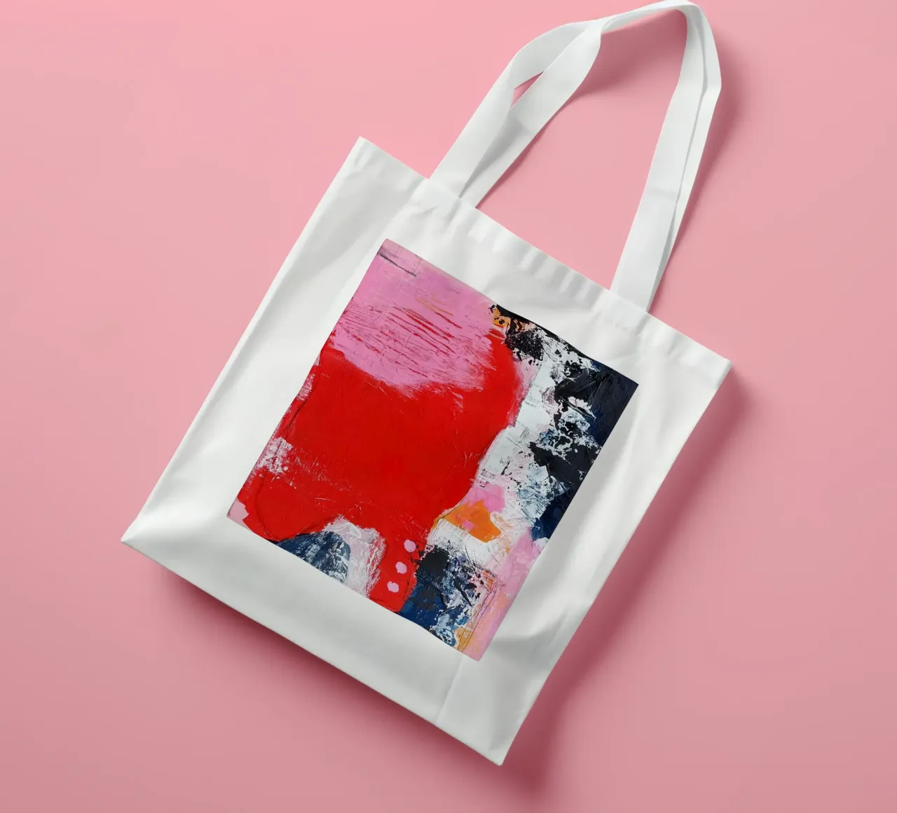 Non c'è posto per la quiete borsa in juta da Jana Leonenkov Art