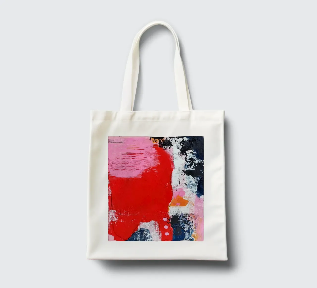 Non c'è posto per la quiete borsa in juta da Jana Leonenkov Art