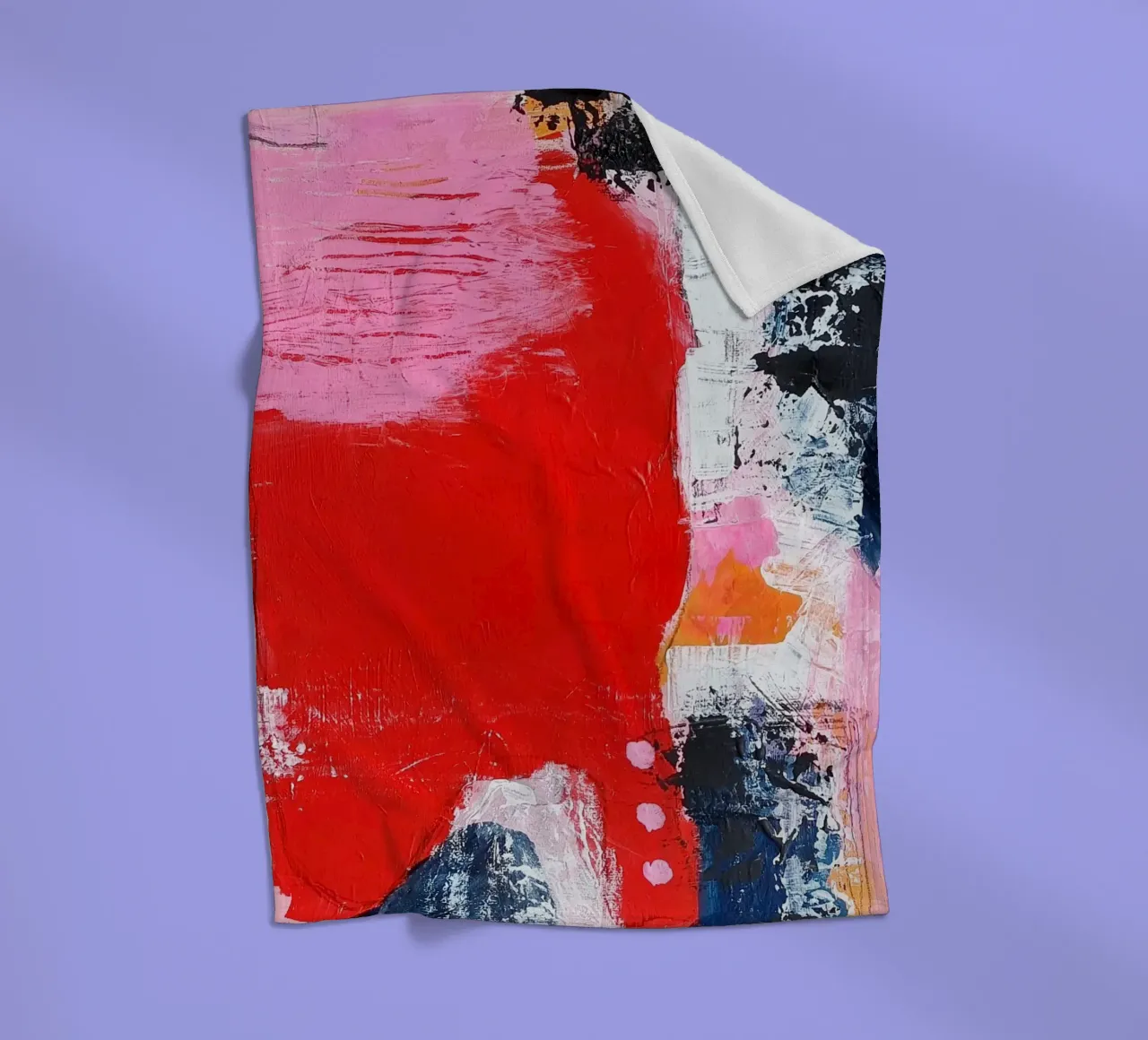 Non c'è posto per la quiete coperta in pile da Jana Leonenkov Art