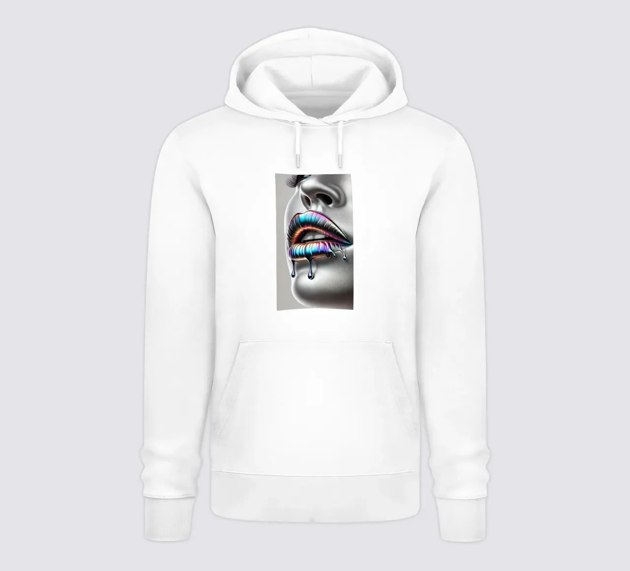 Labbra d'argento n. 2 felpa con cappuccio da BenCoStyle