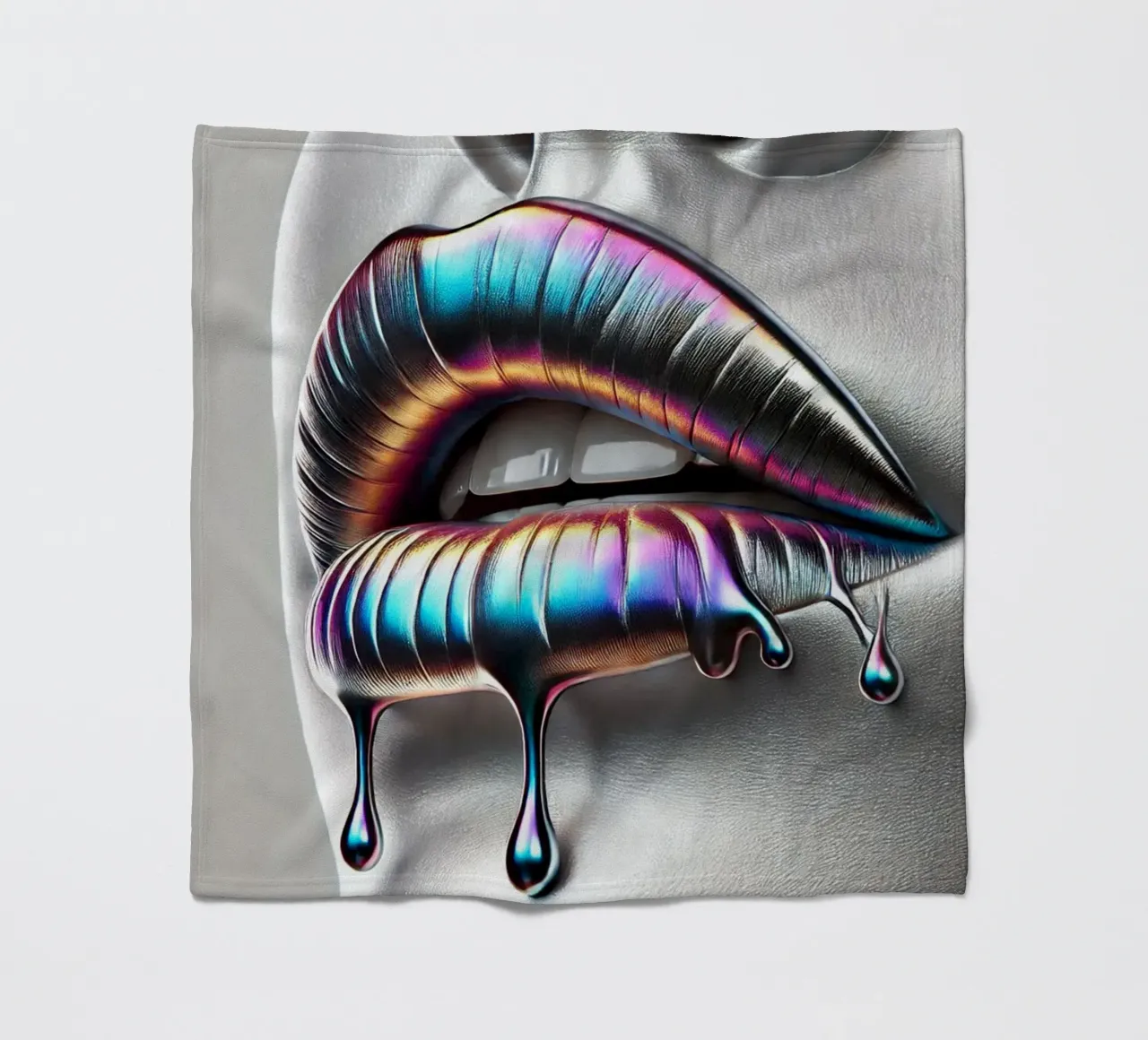 Labbra d'argento n. 2 coperta in pile da BenCoStyle