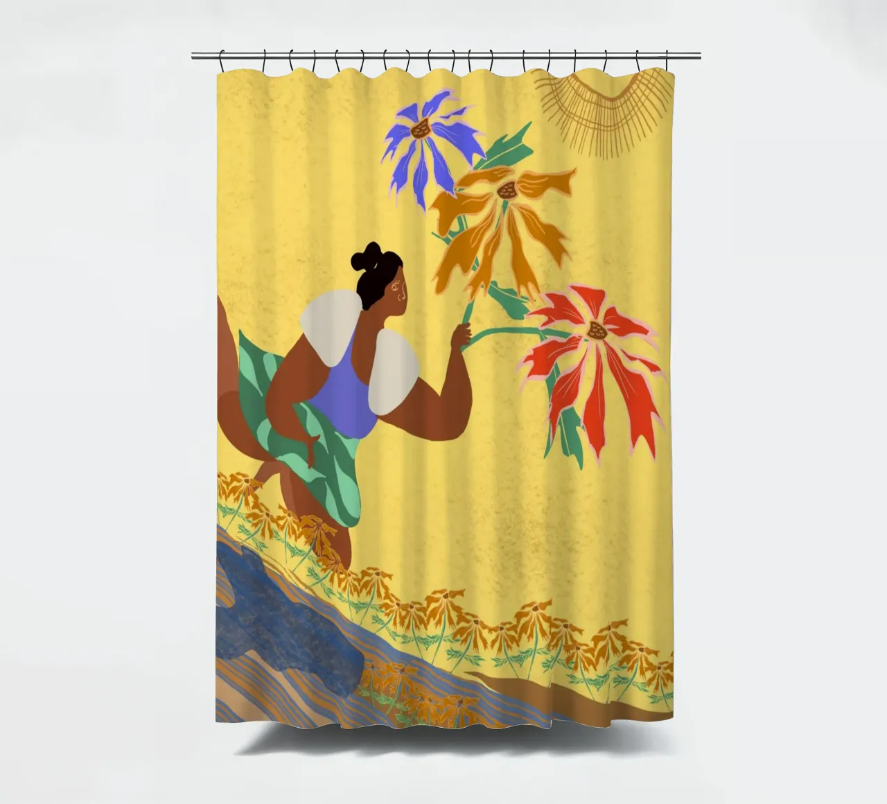When Things Change Inside You, Things Change Around You shower curtain by Inha Arceo Arts