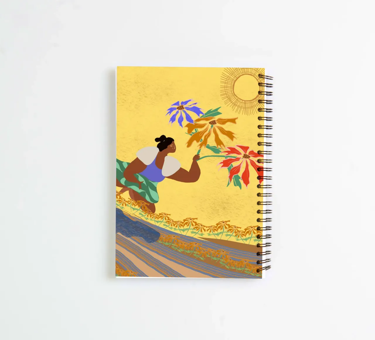 When Things Change Inside You, Things Change Around You spiral notebook by Inha Arceo Arts