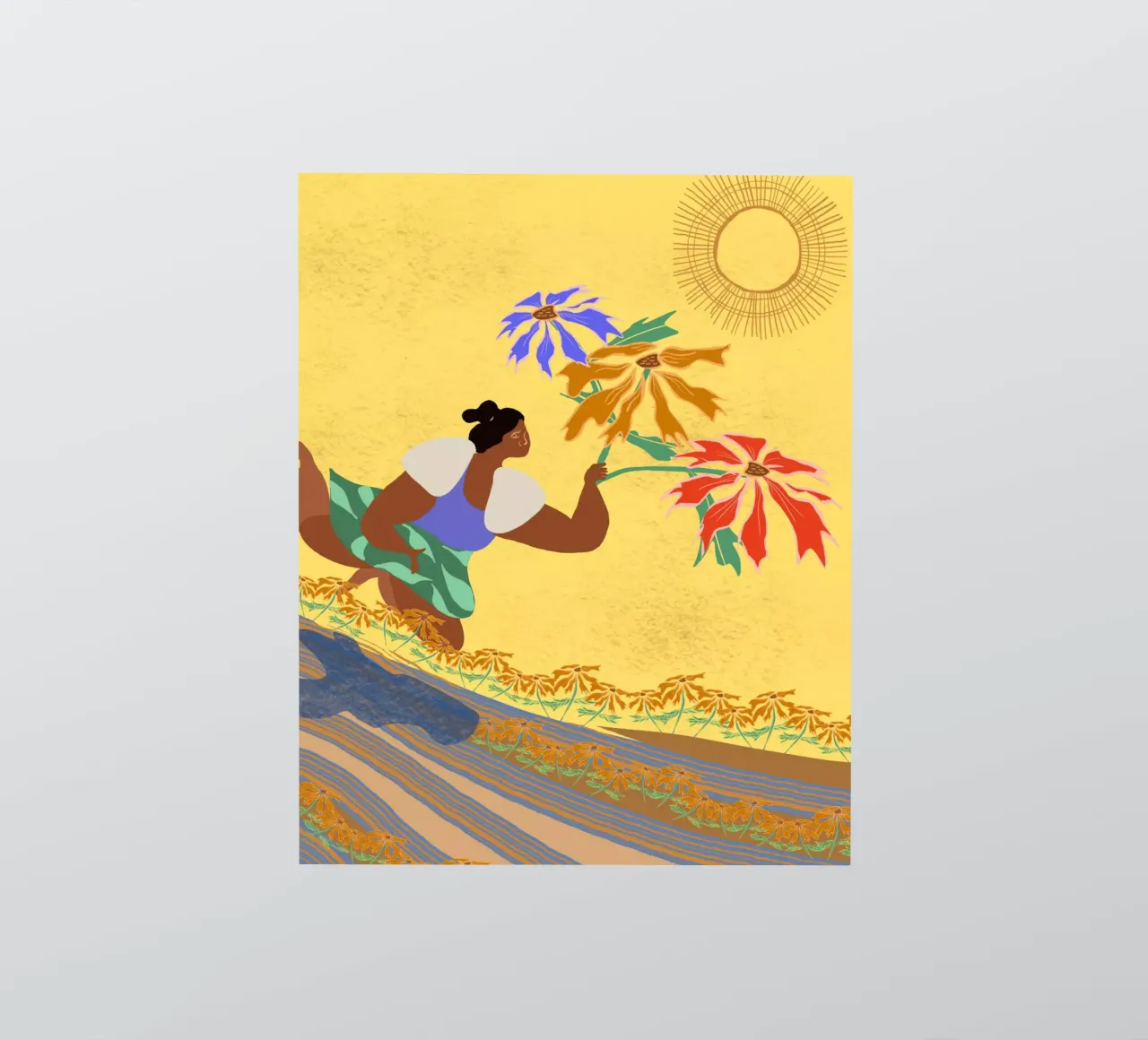 When Things Change Inside You, Things Change Around You sticker by Inha Arceo Arts