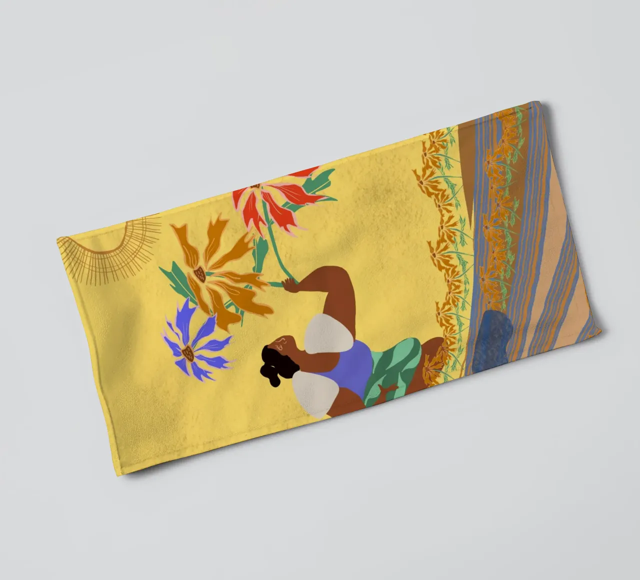 When Things Change Inside You, Things Change Around You towel by Inha Arceo Arts
