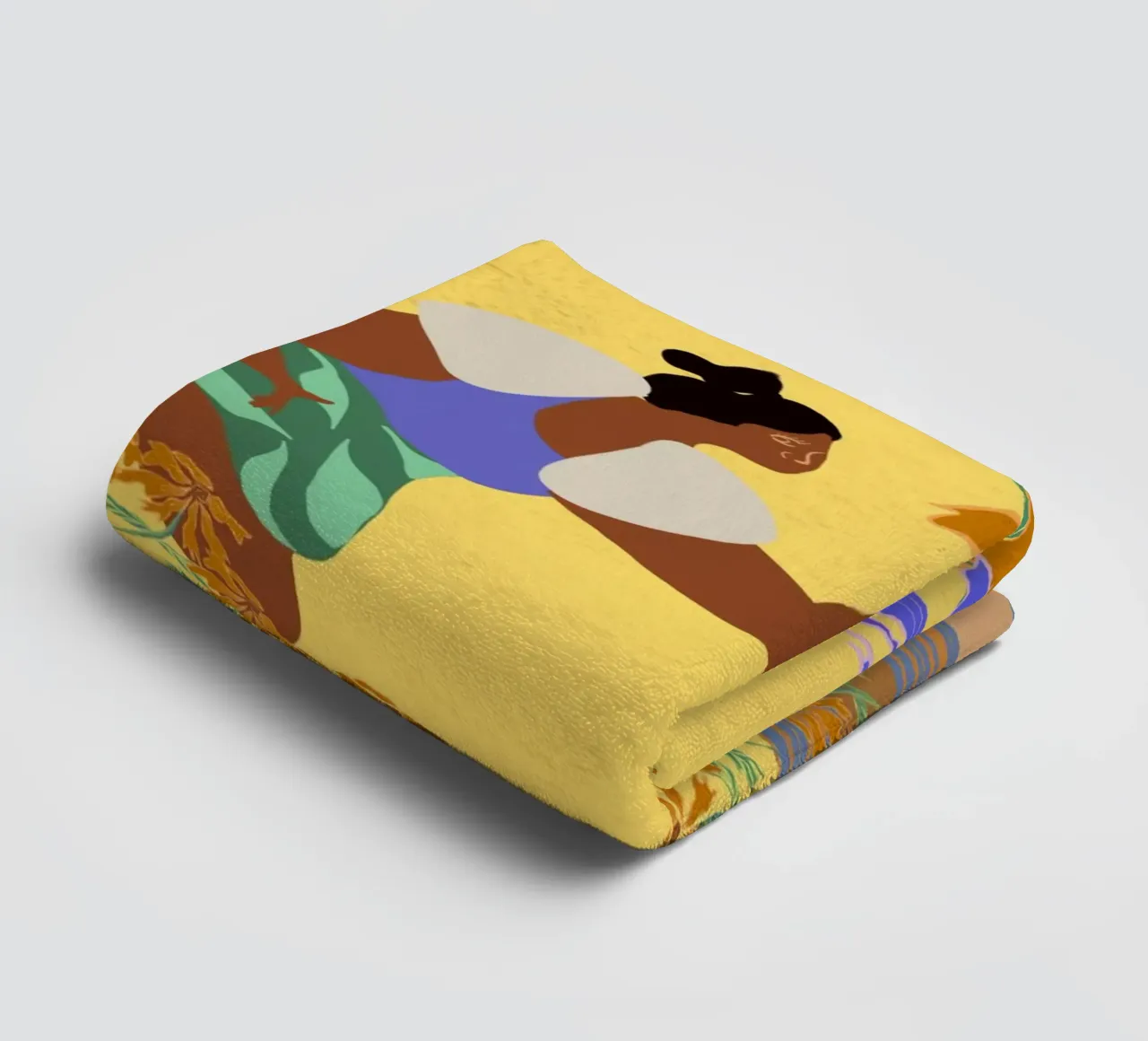 When Things Change Inside You, Things Change Around You towel by Inha Arceo Arts