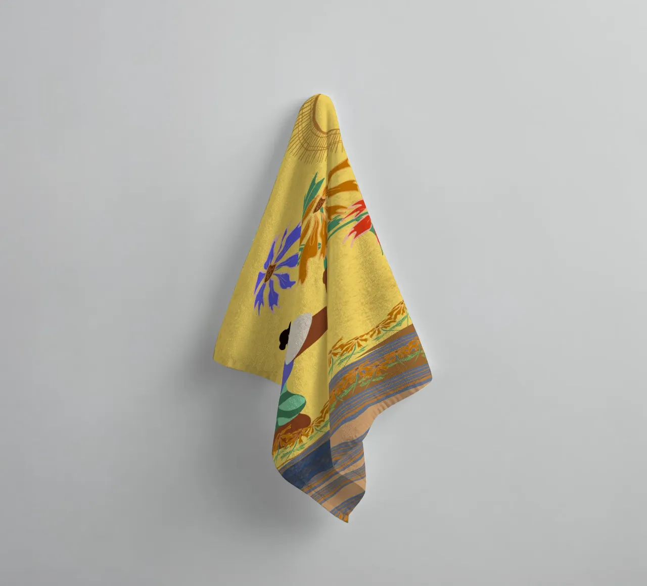 When Things Change Inside You, Things Change Around You towel by Inha Arceo Arts