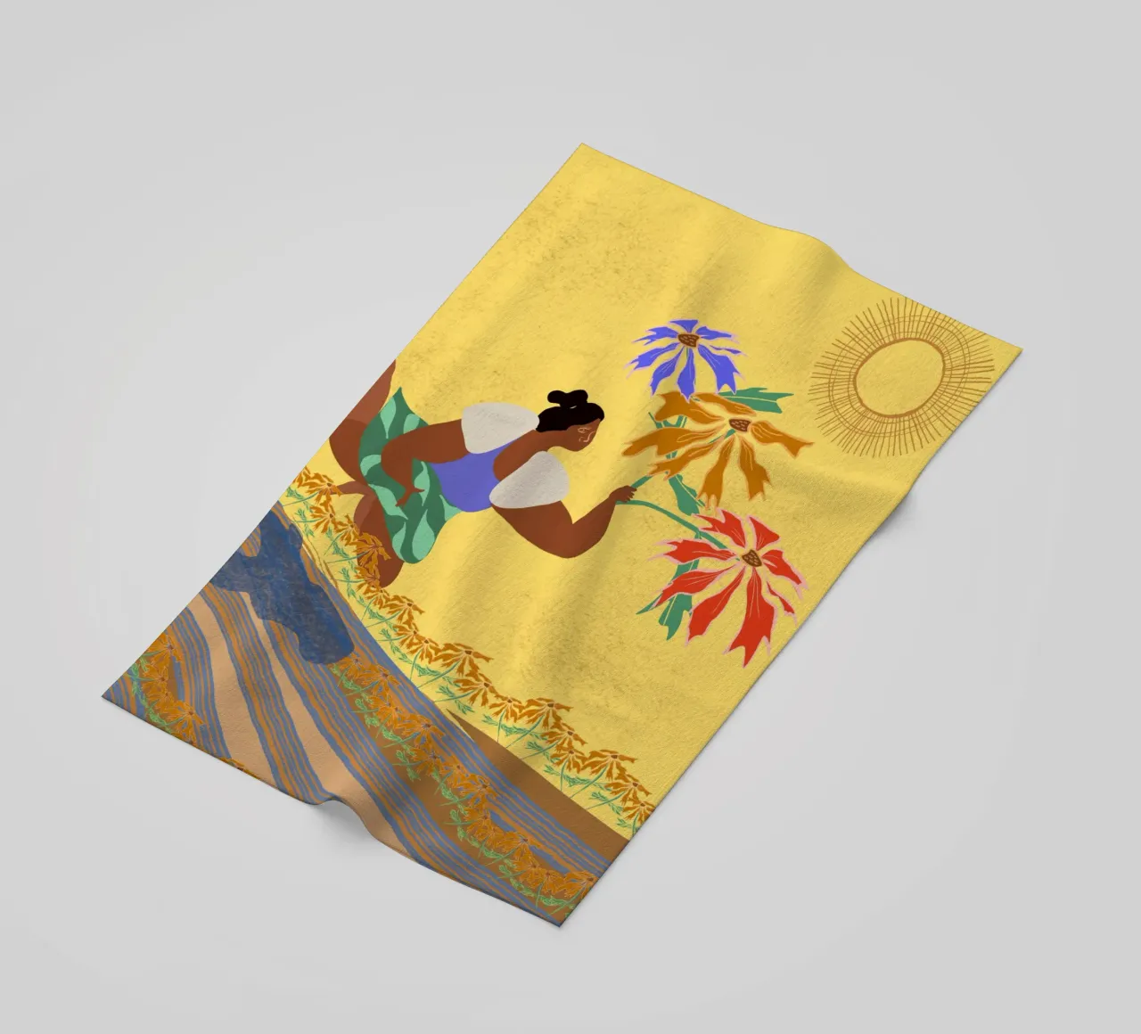 When Things Change Inside You, Things Change Around You beach towel by Inha Arceo Arts