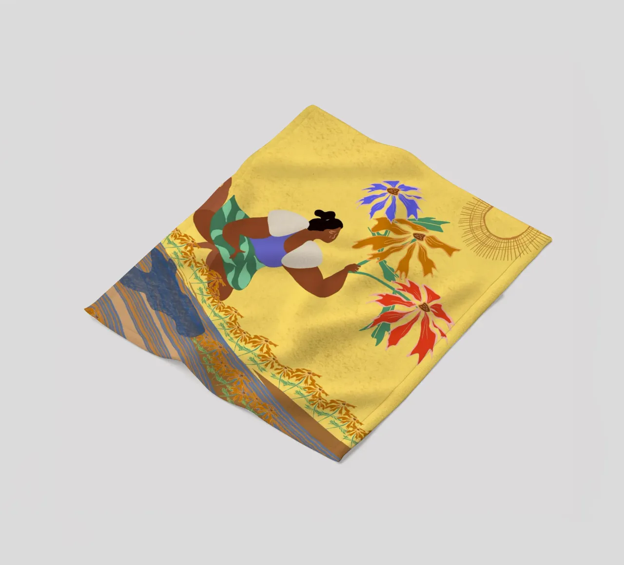 When Things Change Inside You, Things Change Around You fleece blanket by Inha Arceo Arts