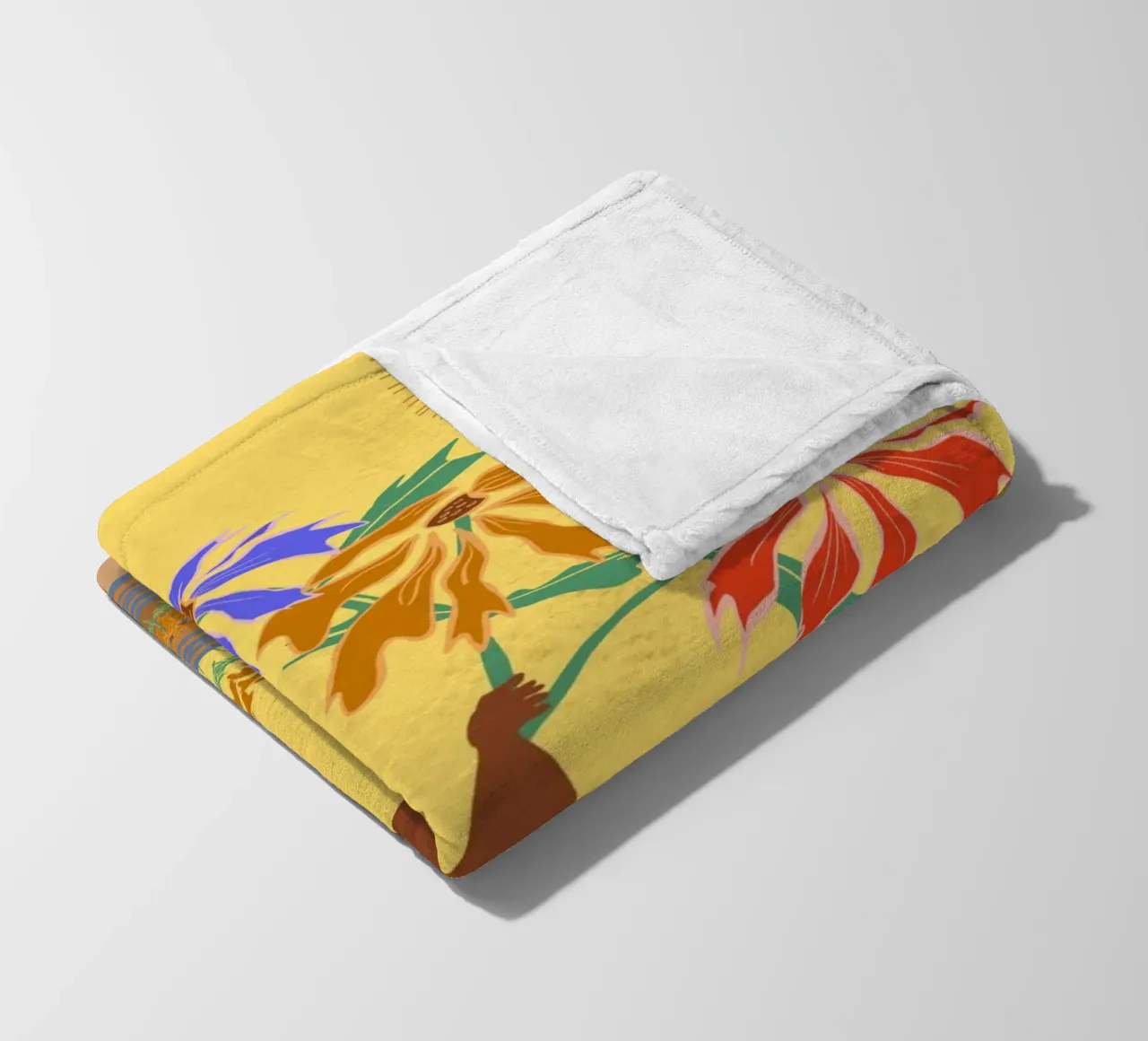 When Things Change Inside You, Things Change Around You fleece blanket by Inha Arceo Arts