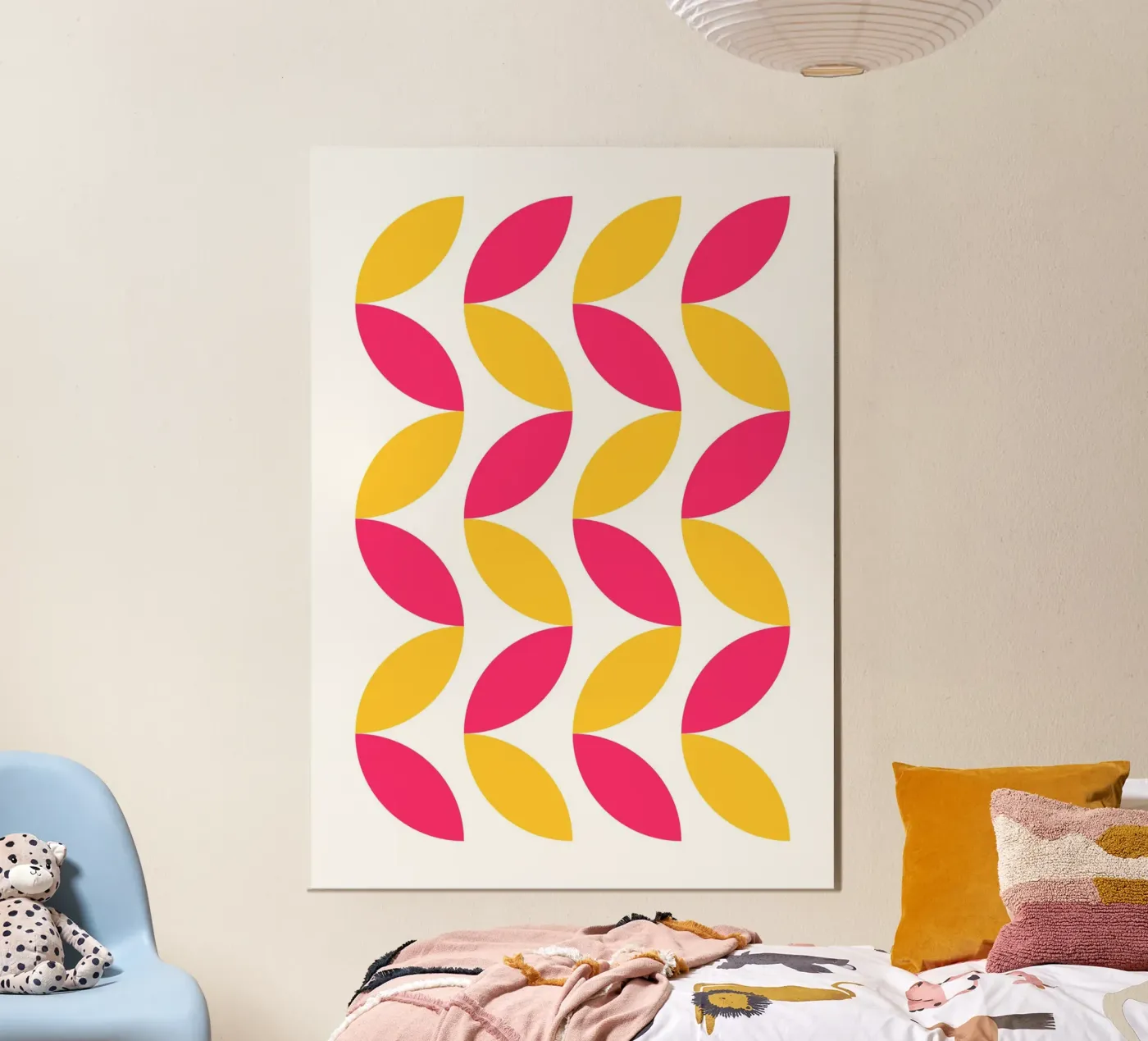 Geometric Shapes poster da PinkCandyWalls