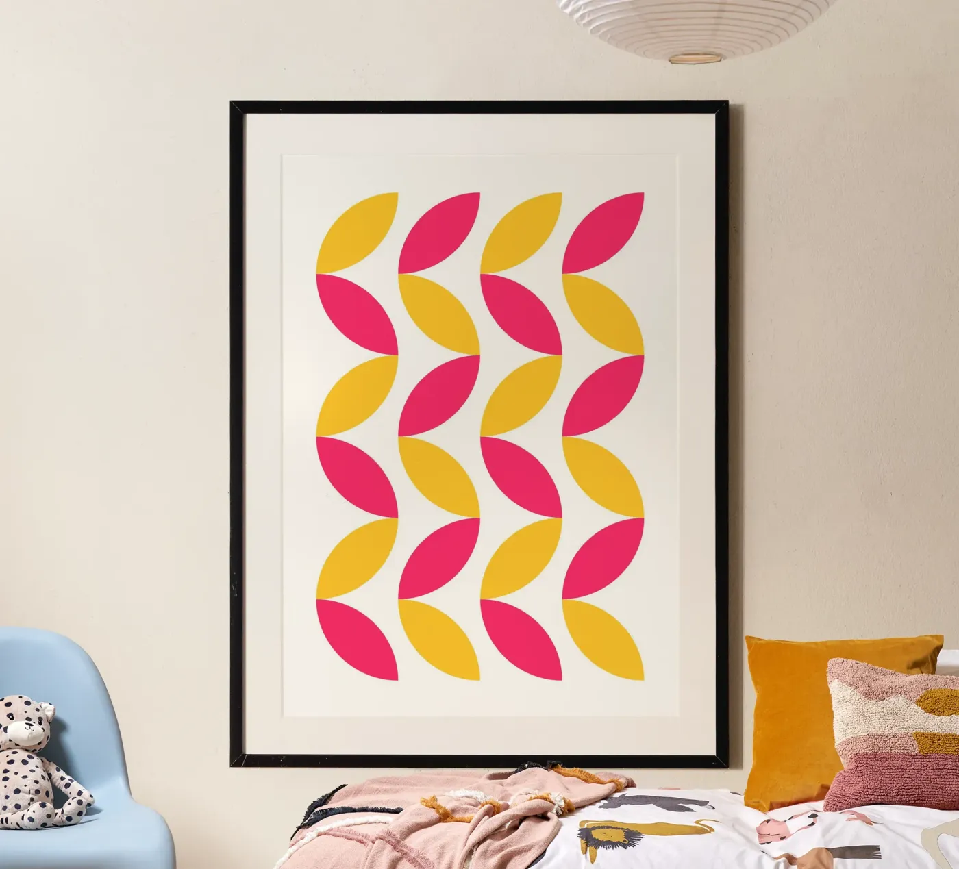 Geometric Shapes poster da PinkCandyWalls