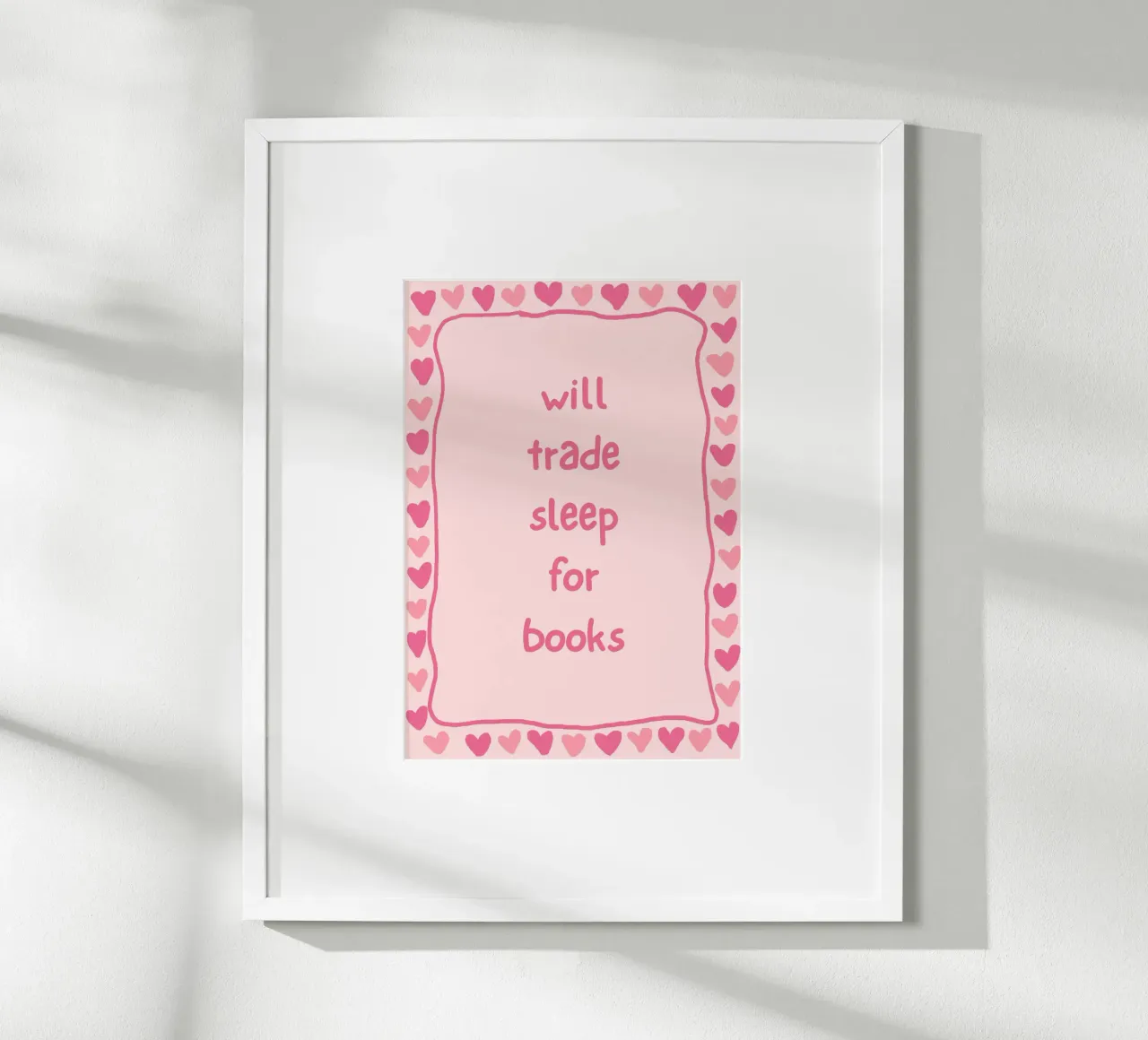 "Scambierà il sonno con i libri" Citazione divertente poster da vintagepod