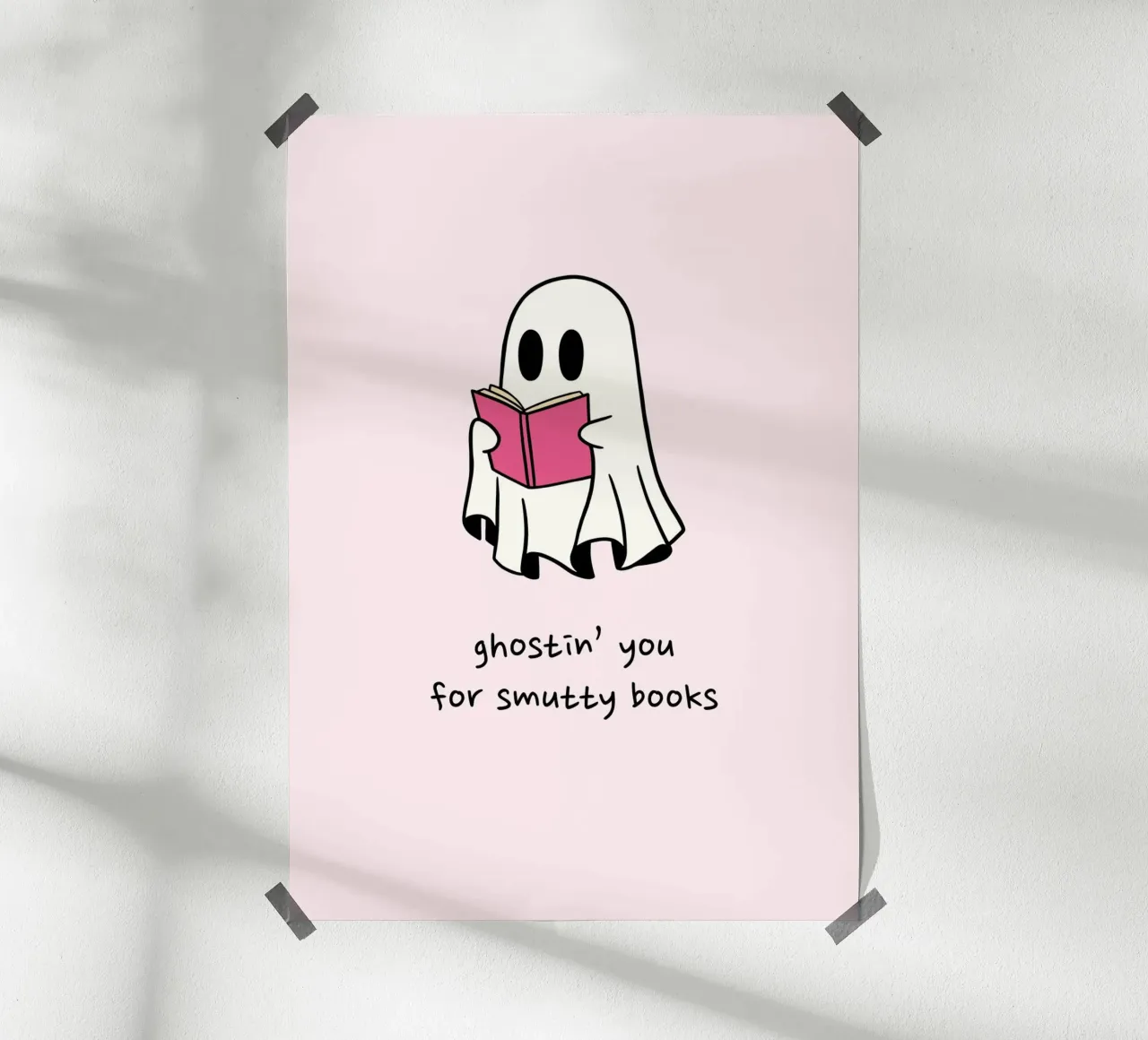 Divertente poster per libri osceni "Ghostin' You poster da vintagepod