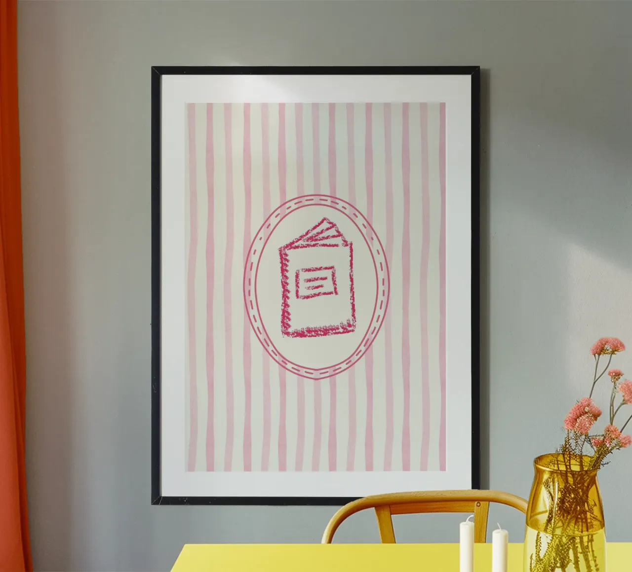 Libro di pastelli carino Poster estetico rosa poster da vintagepod