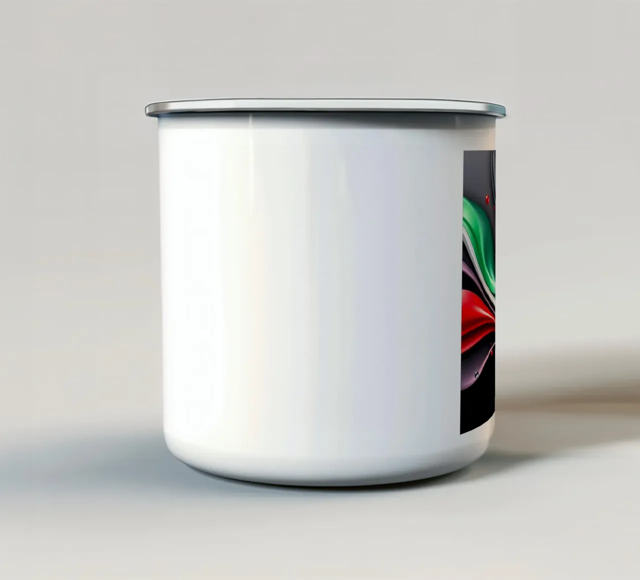 Onde colorate tazza in smalto da BenCoStyle