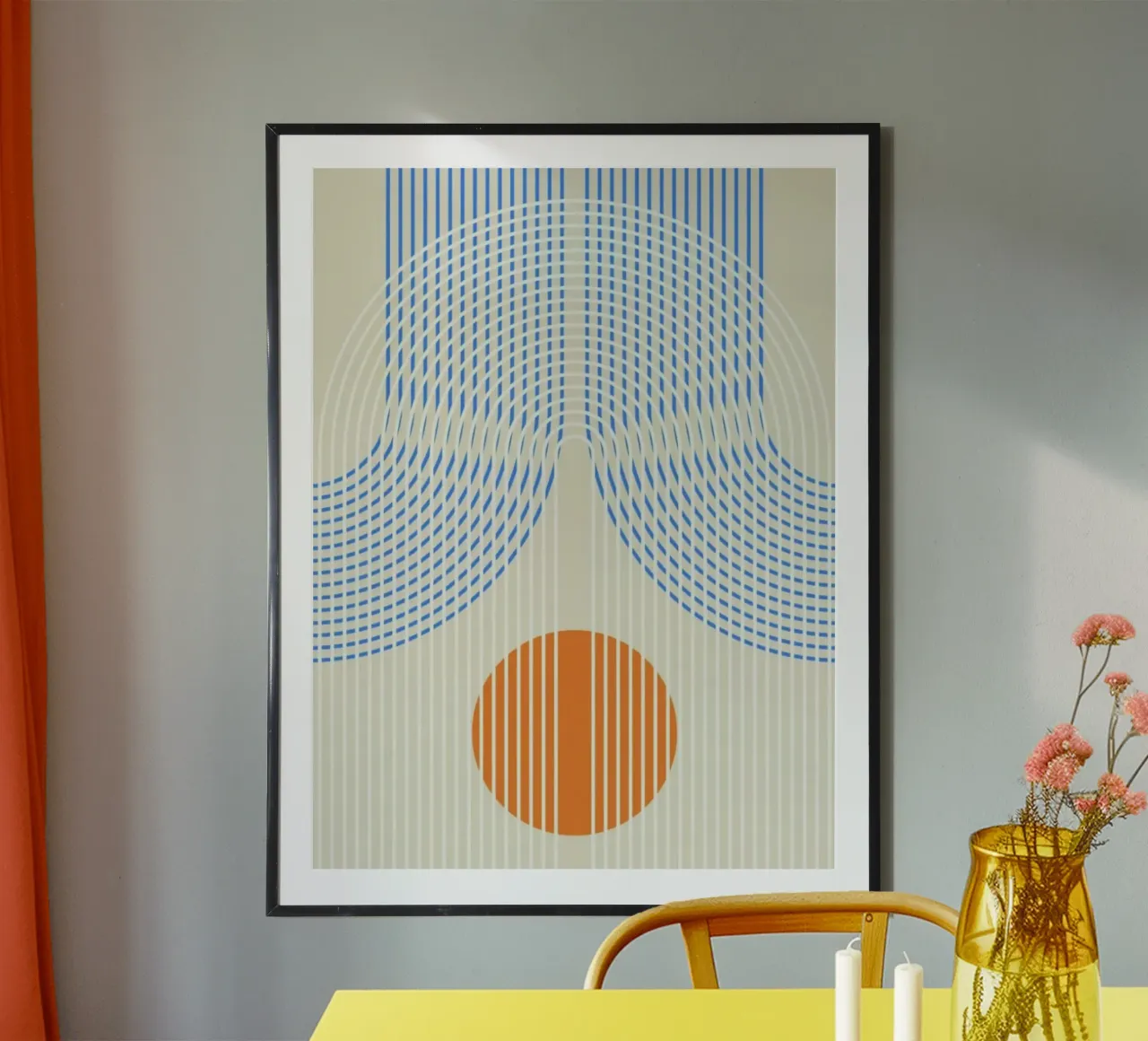 balance minimal line poster da willife