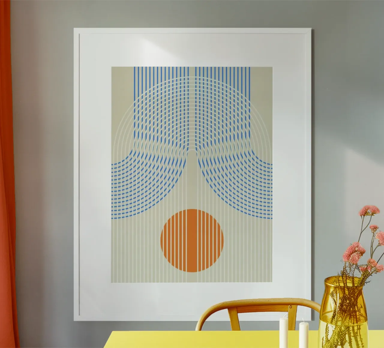 balance minimal line poster da willife