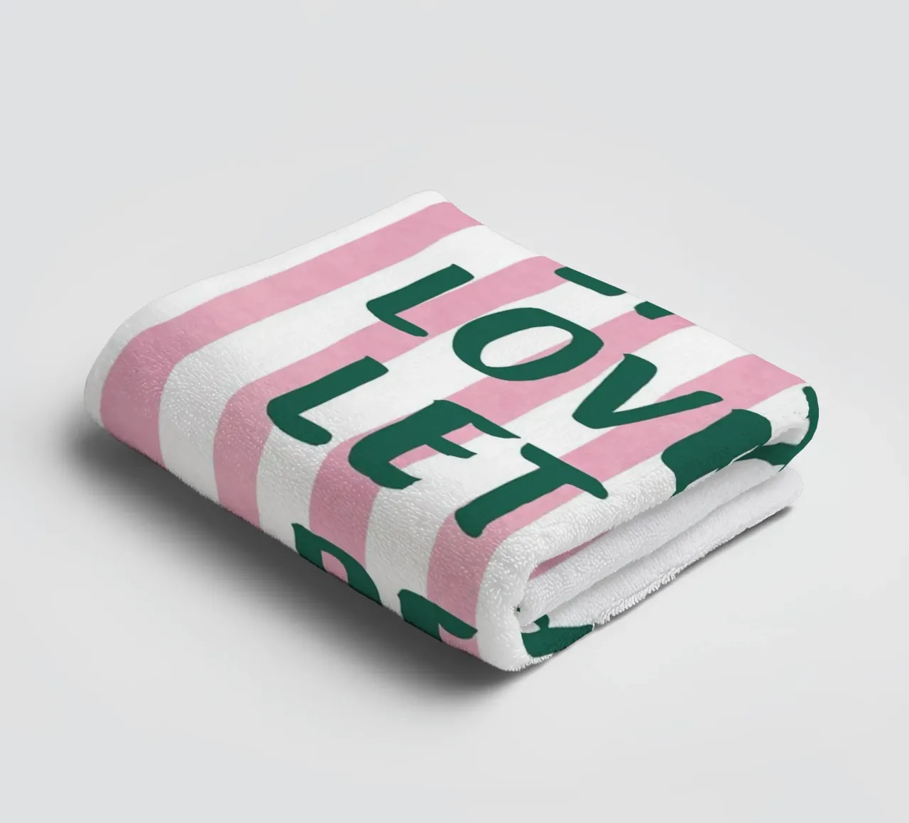 "If You Love Me Let Me Read" Typography Art Print towel by vintagepod