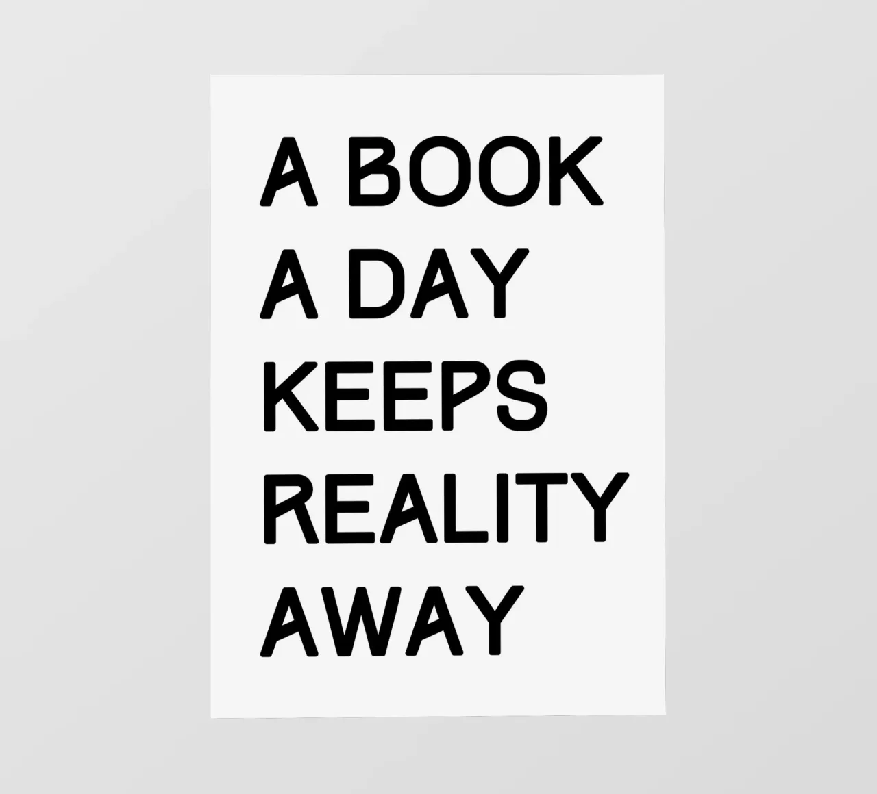 A book a day keeps reality away pellicola backlit da PinkCandyWalls