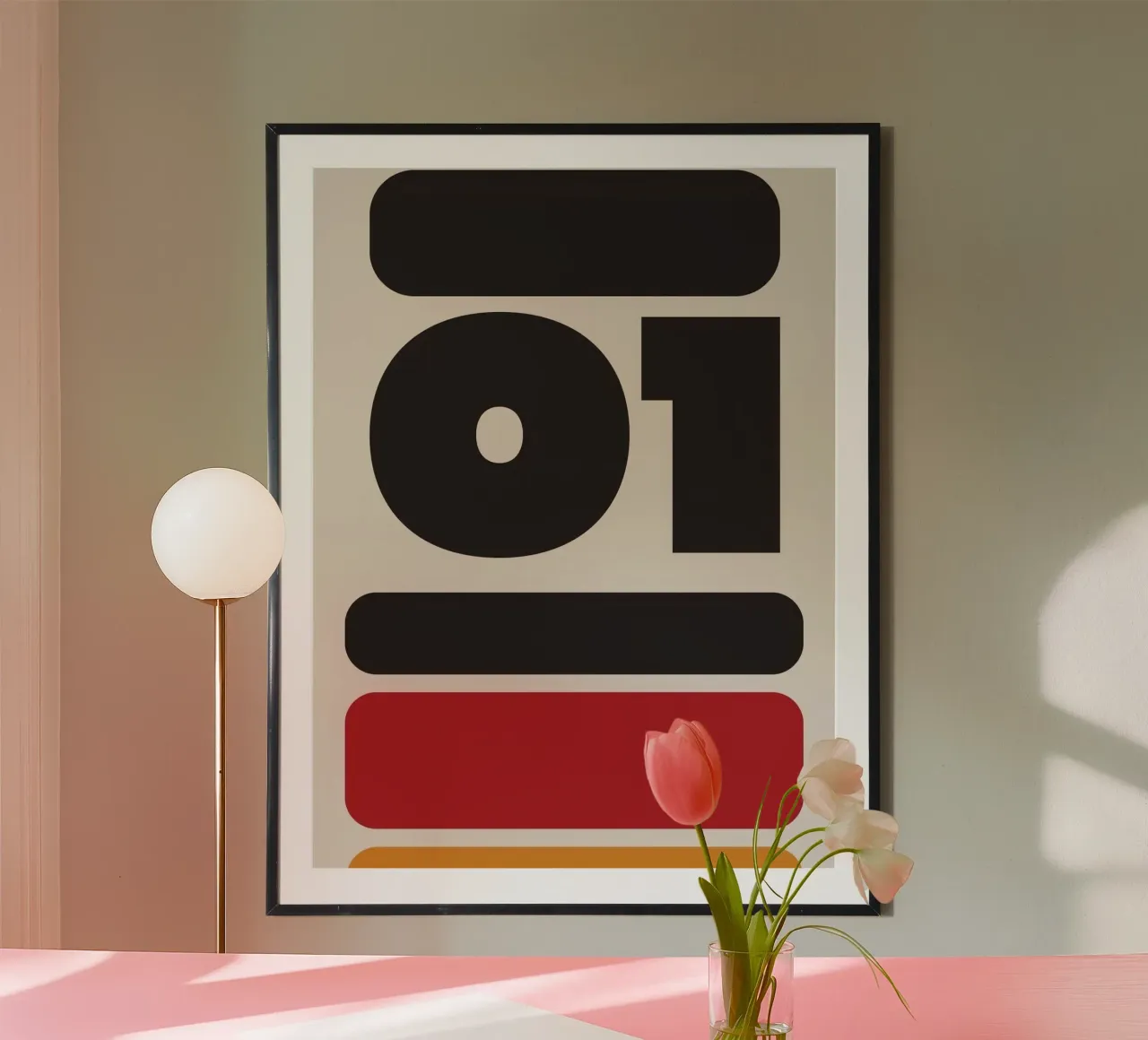 01 design minimal poster con marco de aluminio de willife
