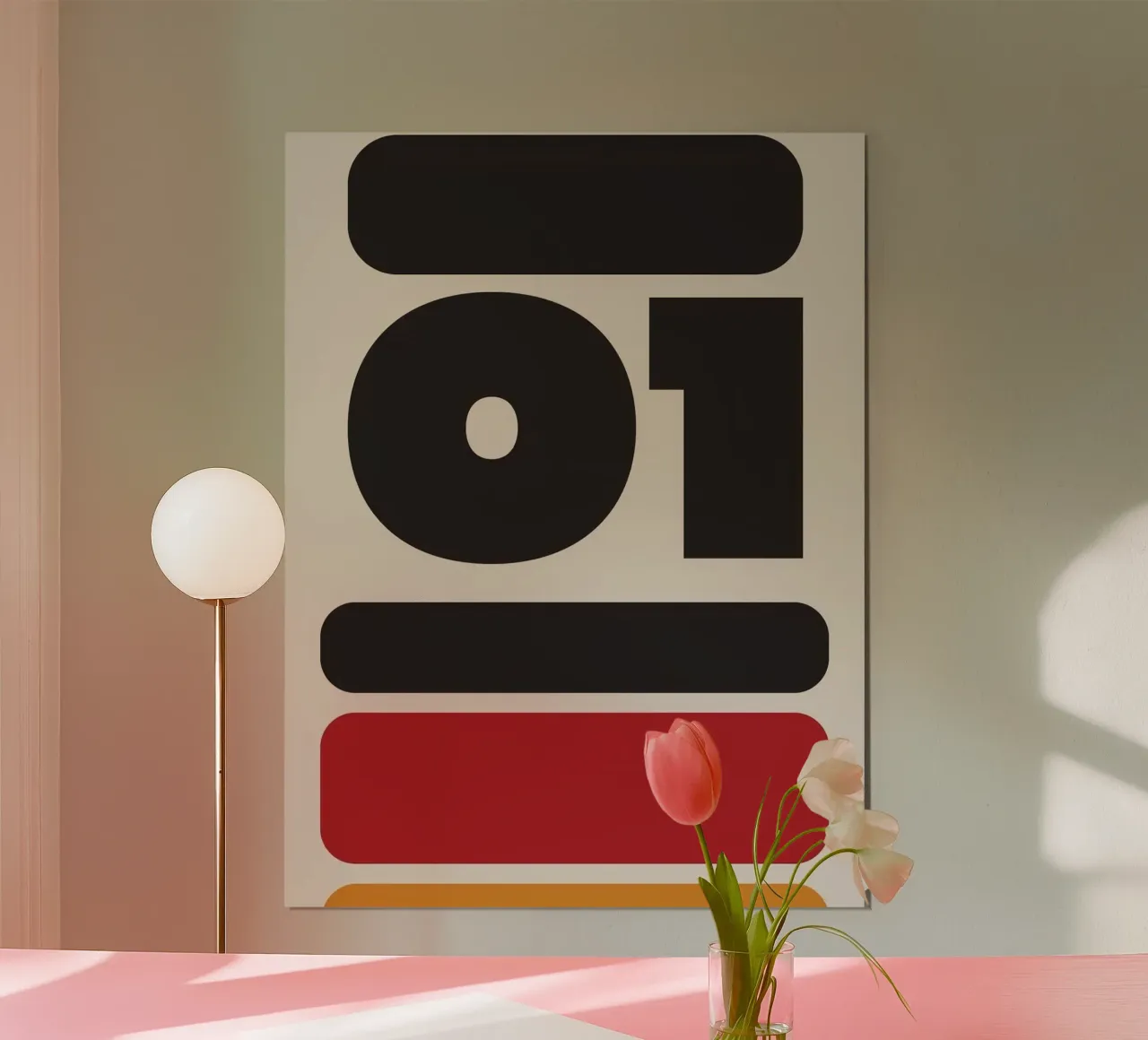 01 design minimal poster con marco de aluminio de willife