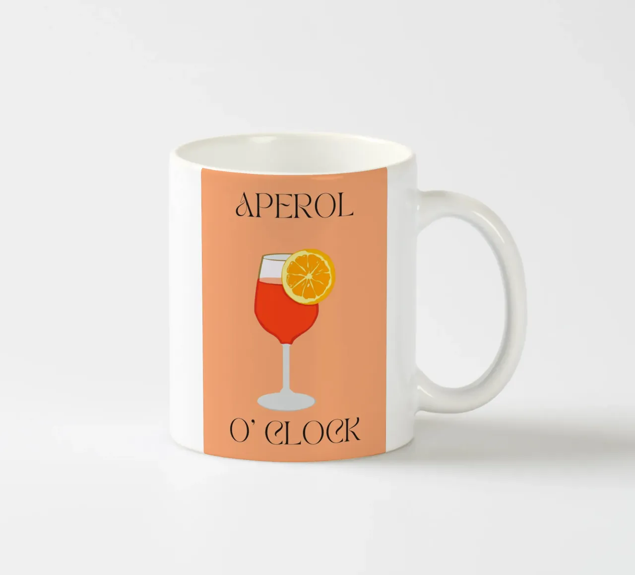 Aperol | Digital Art | Print | Summer | Good Vibes | Drink tazza in ceramica da PrintCessStudio