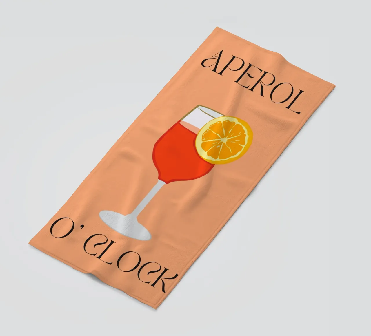 Aperol | Digital Art | Print | Summer | Good Vibes | Drink telo mare da PrintCessStudio