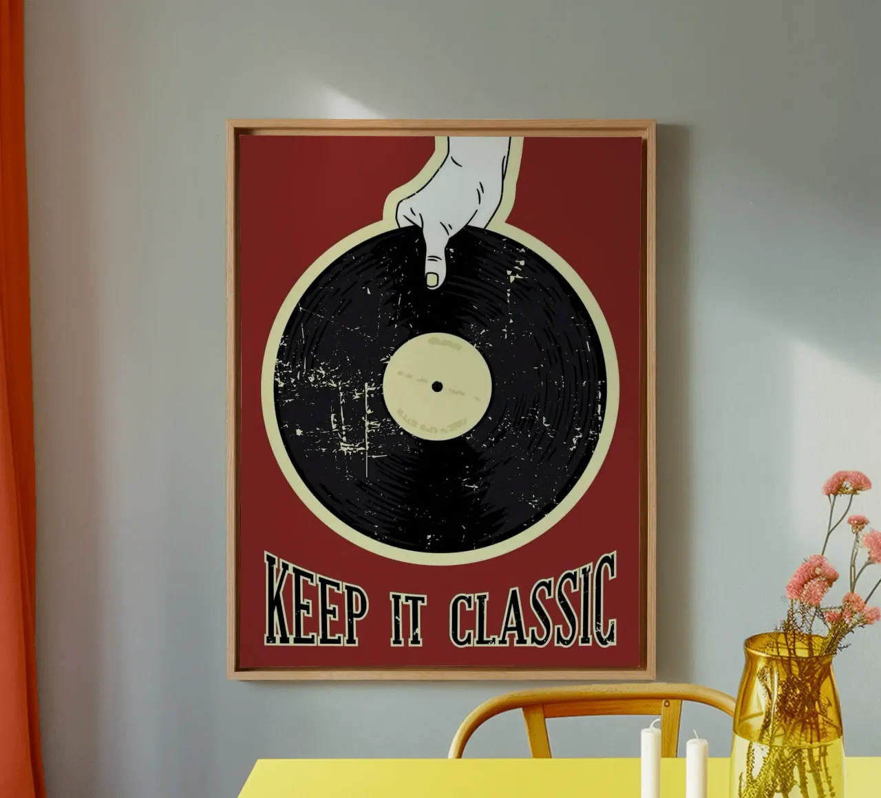 keep it classic tela con Cornice a cassetta da willife