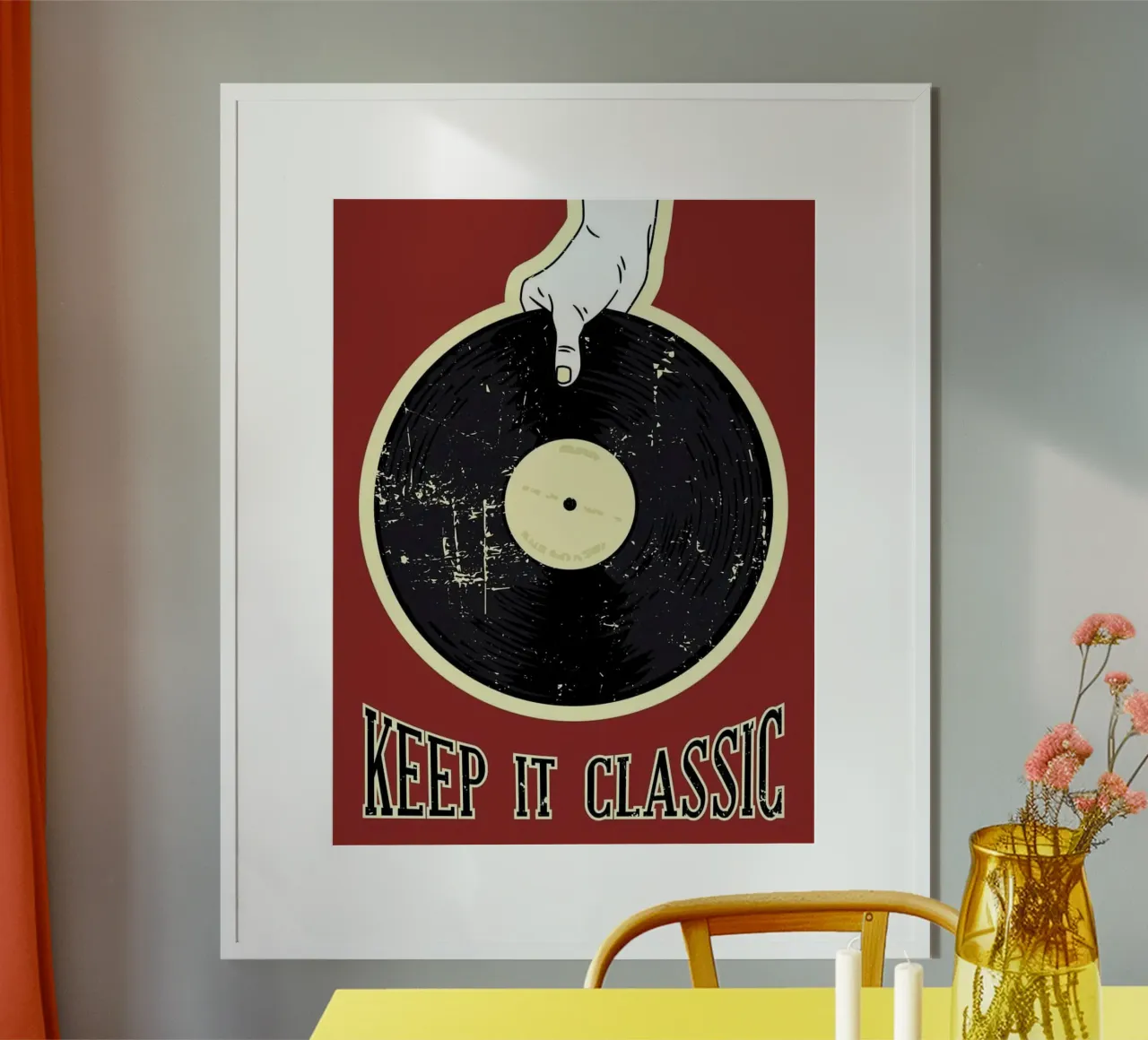 keep it classic poster con telaio in legno da willife