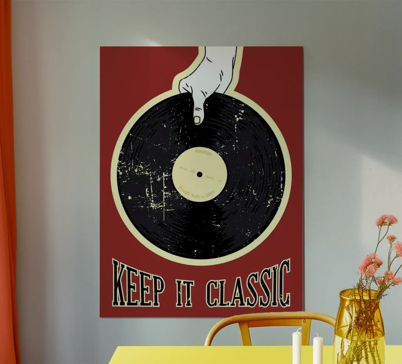 keep it classic poster con telaio in legno da willife