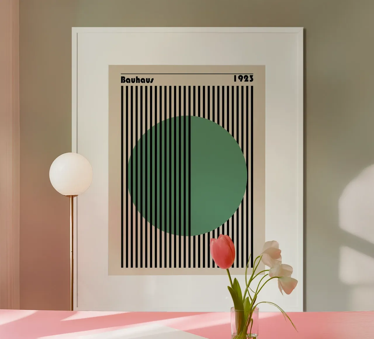 bauhaus 1923 green poster da willife