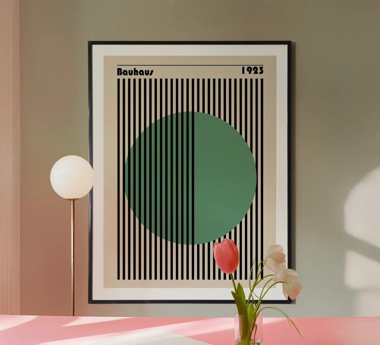 bauhaus 1923 green poster da willife