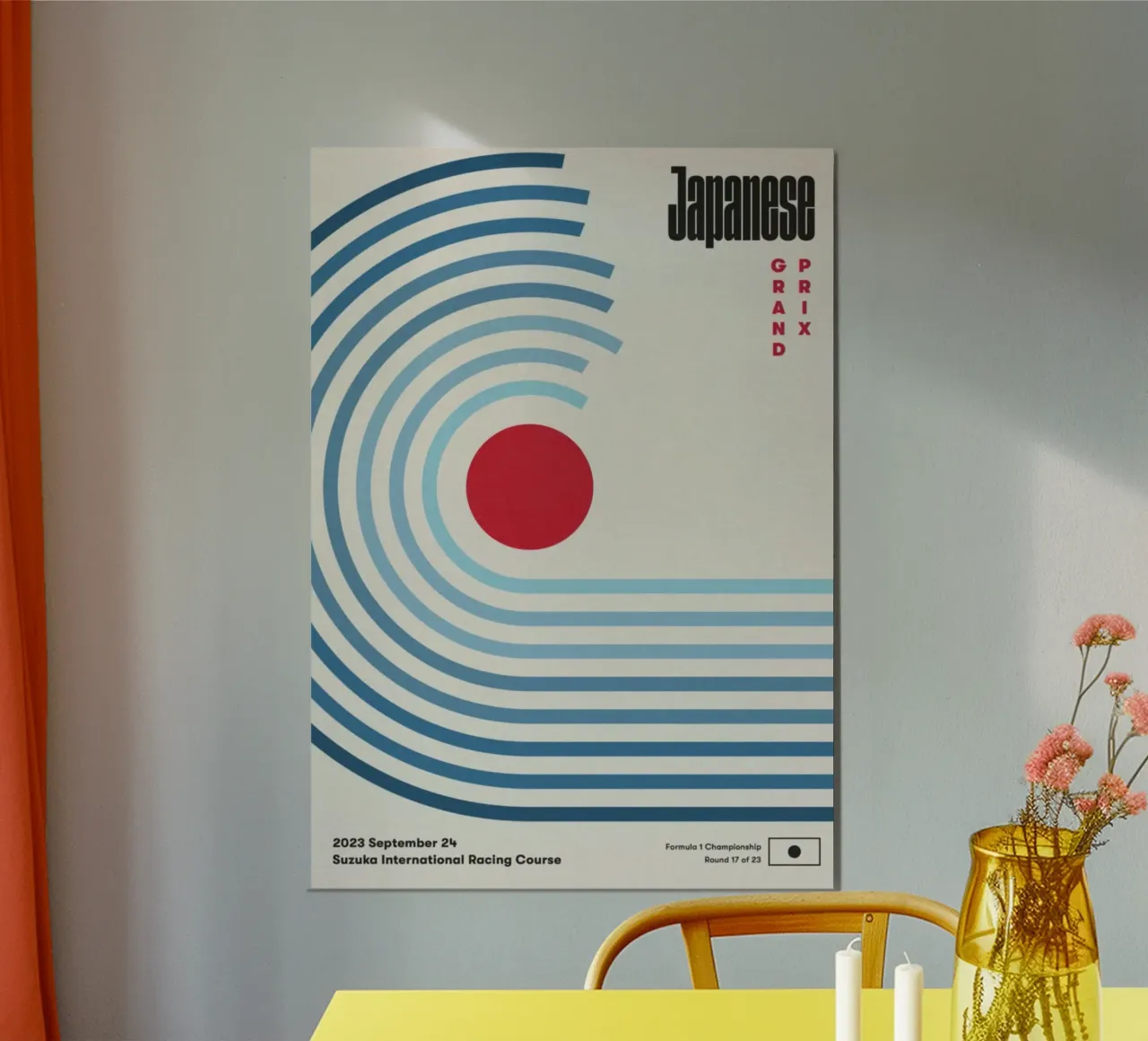 japanese grandprix poster da willife