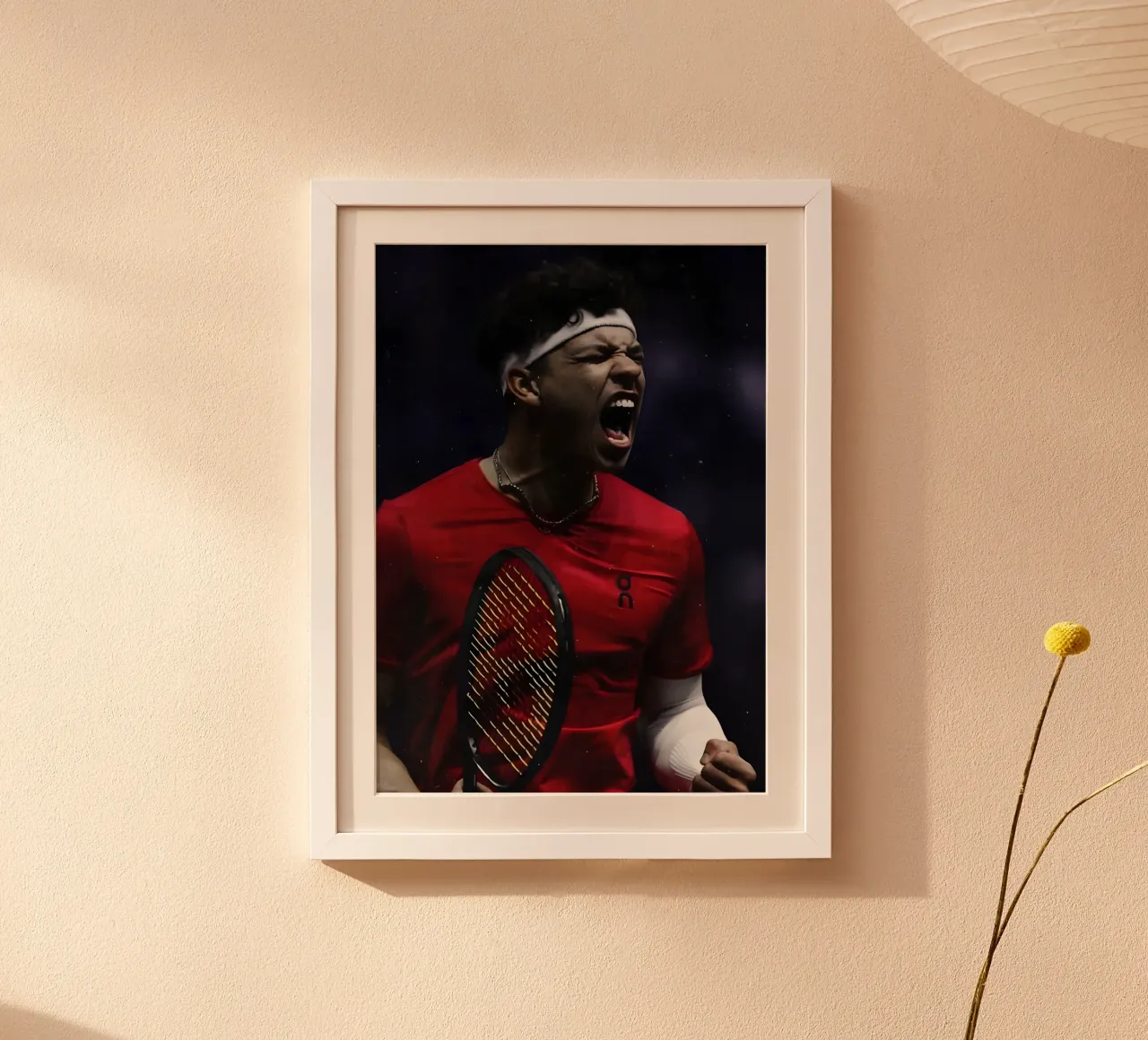 Ben Shelton poster da Low poly art