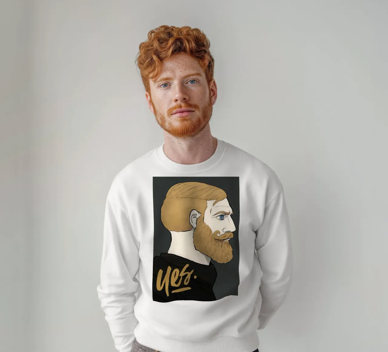 Yes Chad Meme felpa da Lootprint